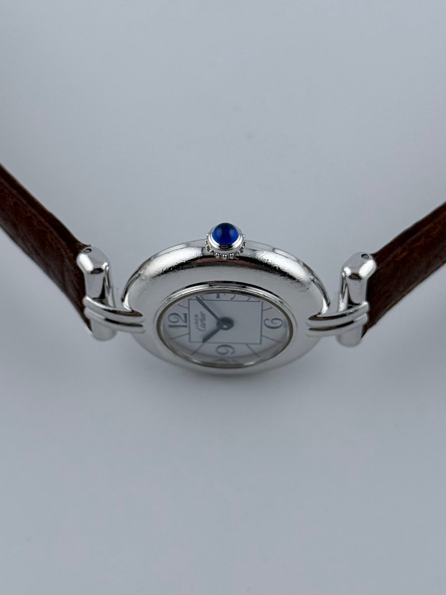 Cartier must de Colisee Quartz - 2411 Sterling Silver - Ladies