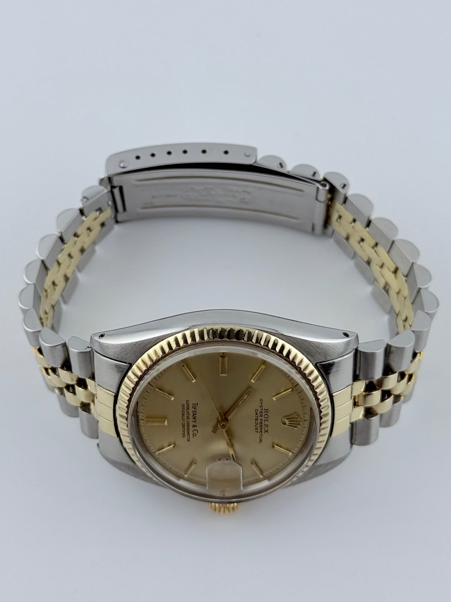 Rolex Datejust Oyster Perpetual - Two-Tone - 1601 - Extremely Rare Tiffany & Co Retailed Dial