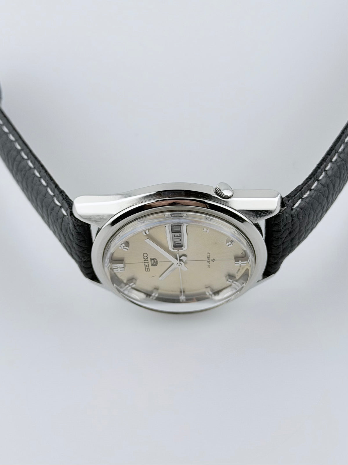 Seiko 5 Day-Date patina dial - 6119-8020