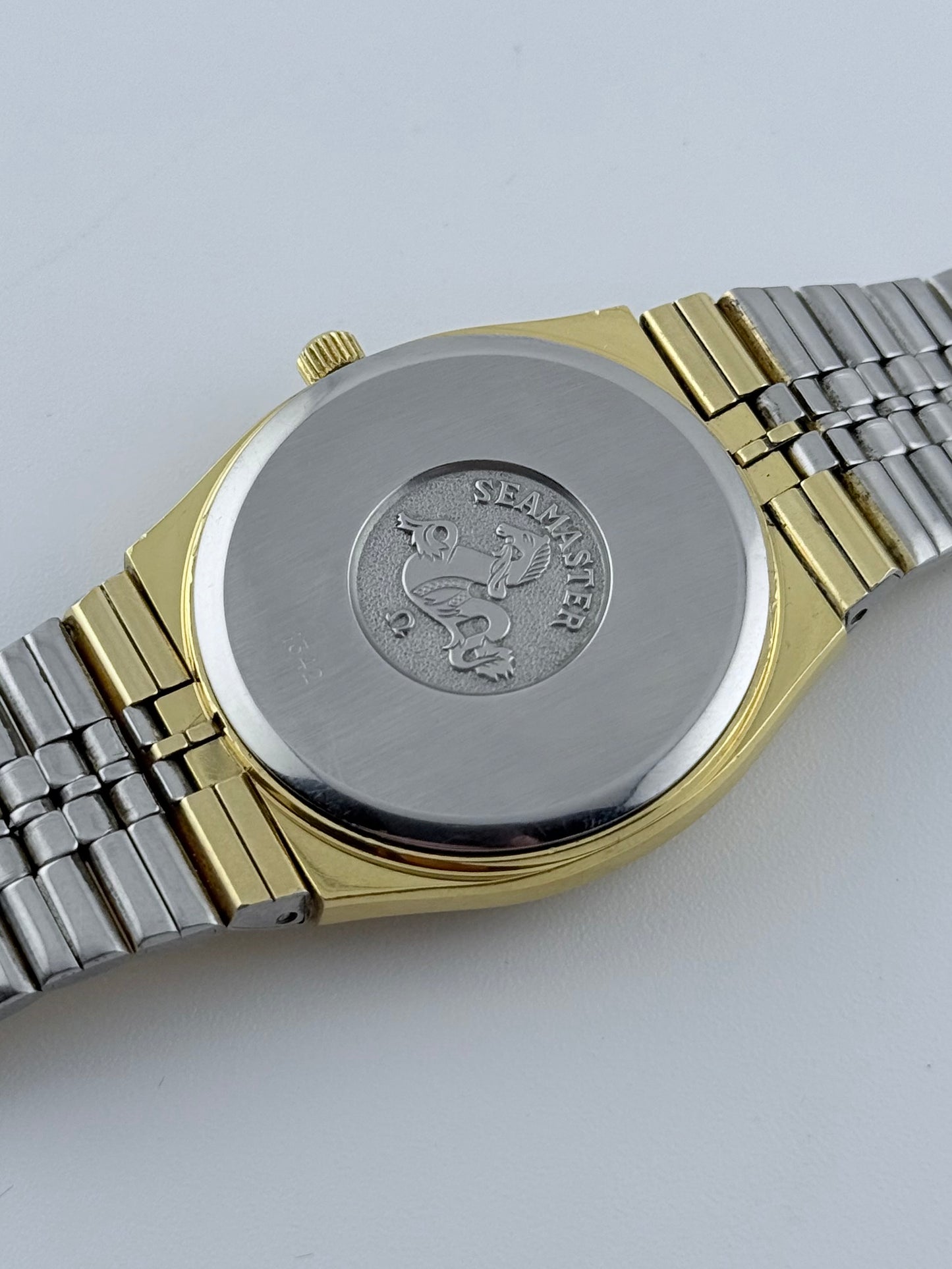 Omega Seamaster Quartz Date 196.0156 - Original Bracelet - FULL SET