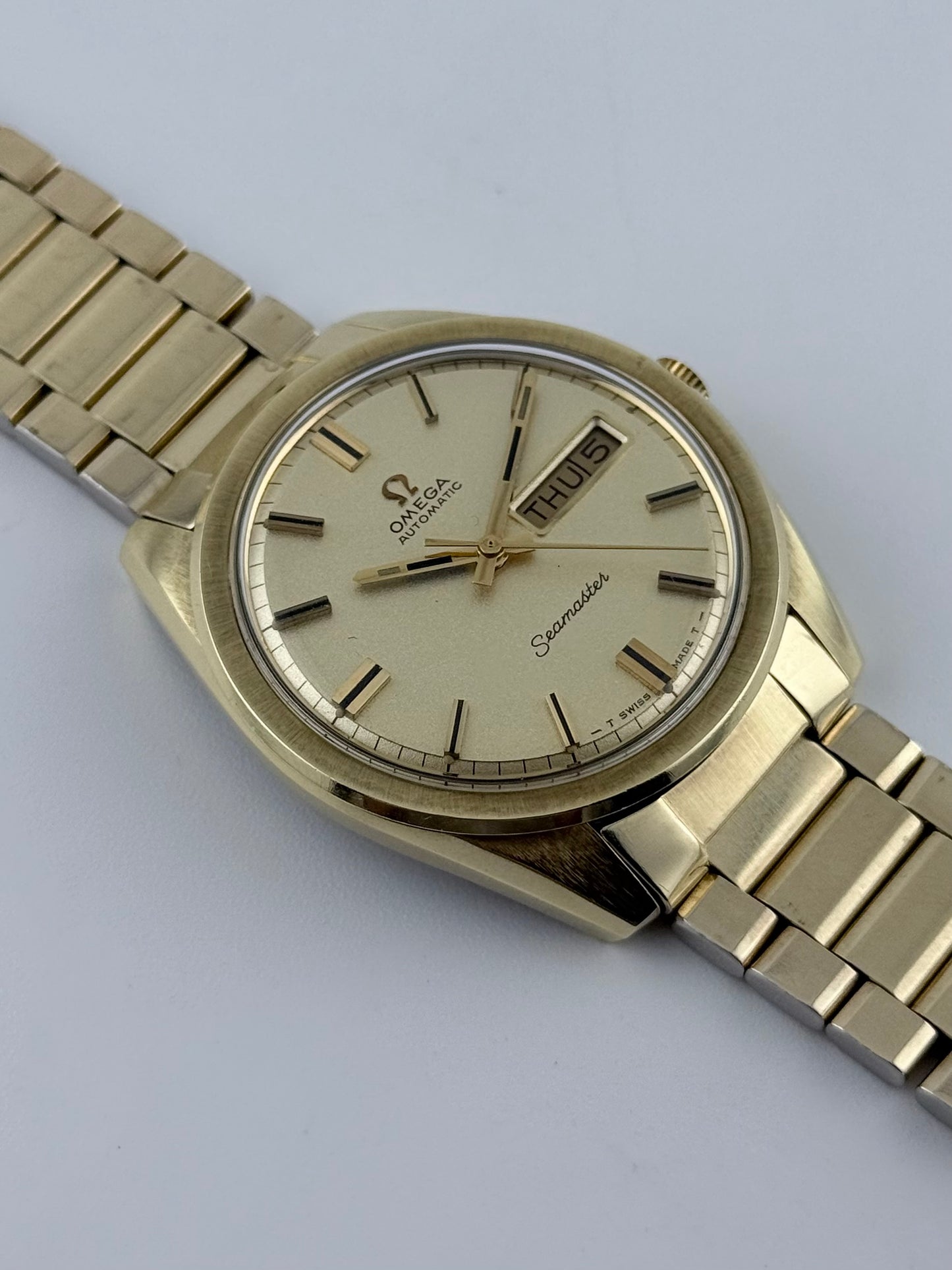 Omega Seamaster Automatic Day-Date Jumbo Pie Pan 166.032