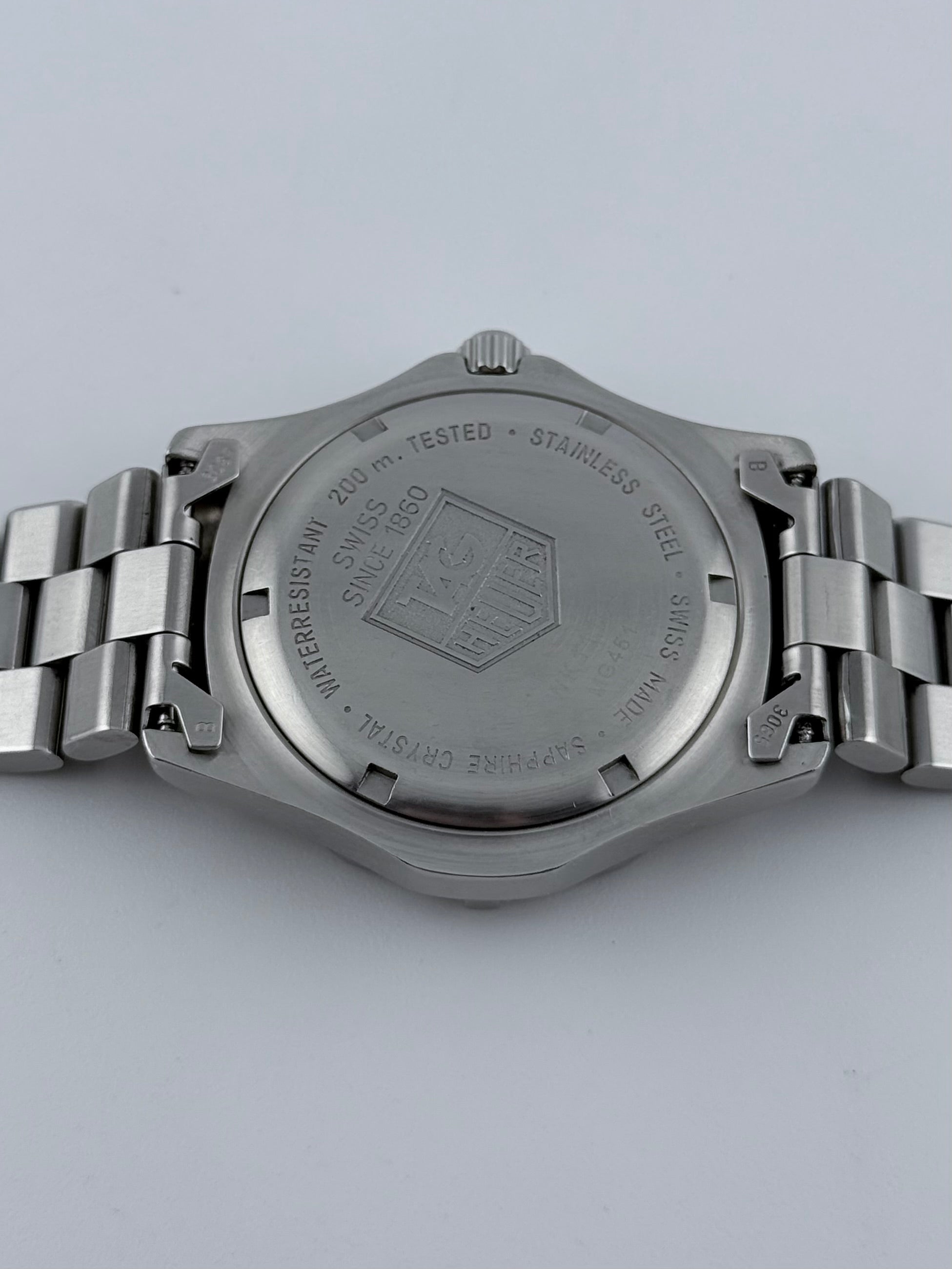 TAG Heuer プロフェッショナル200M WK1110 TAG Heuer Model#WK1110-0 Swiss Quartz Black Dial Professional 200m
