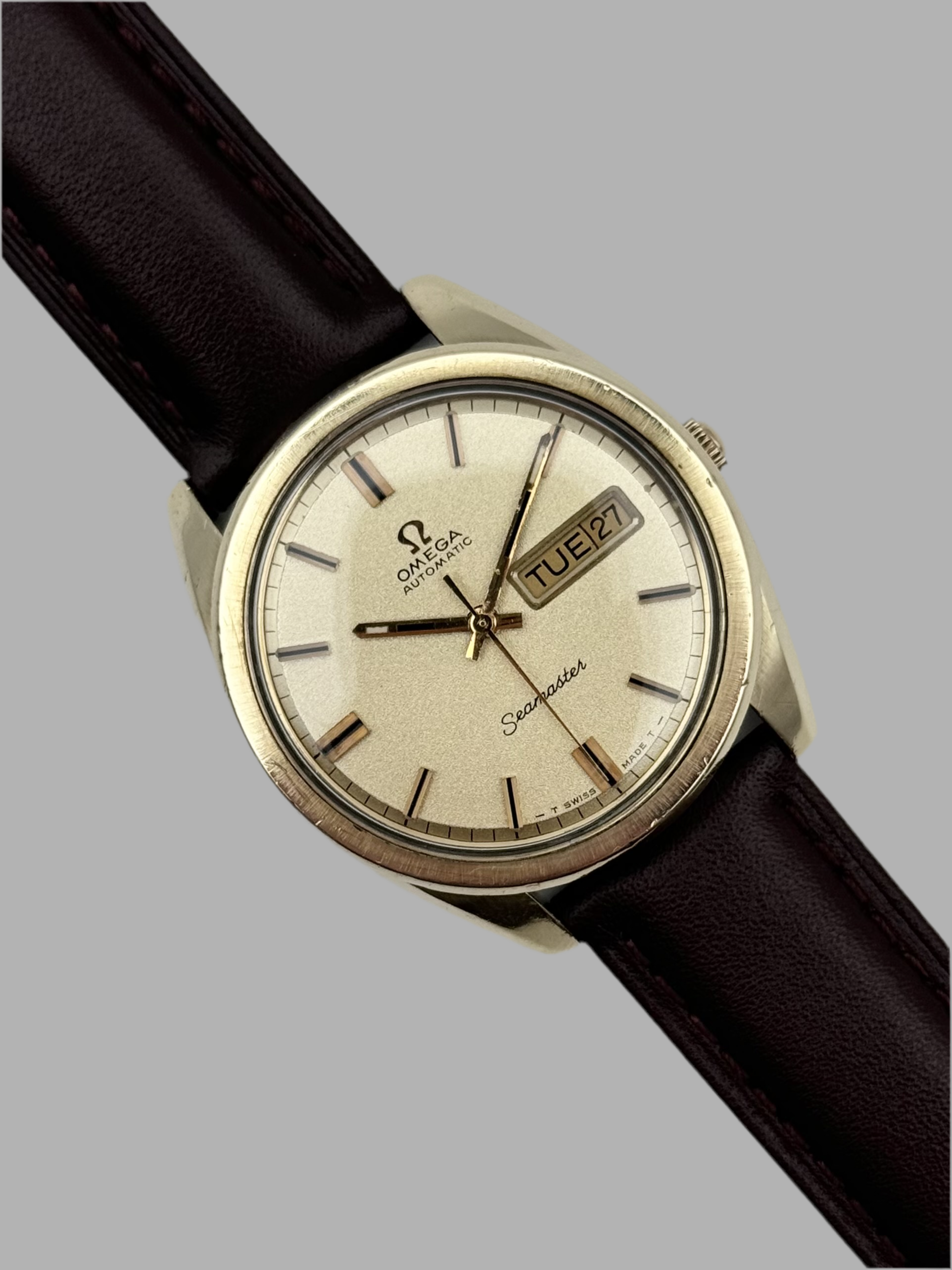 Omega Seamaster Automatic Day-Date Jumbo Pie Pan - 166.032 – The Wrist ...