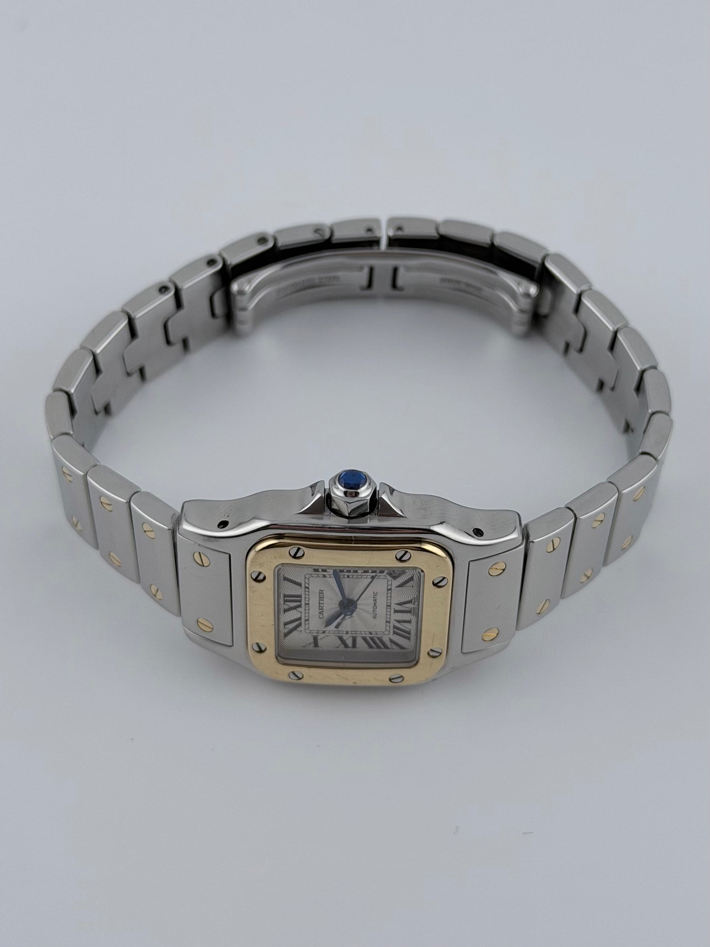 Cartier Santos Galbee Date Automatic - 2423 - Ladies - Two Tone