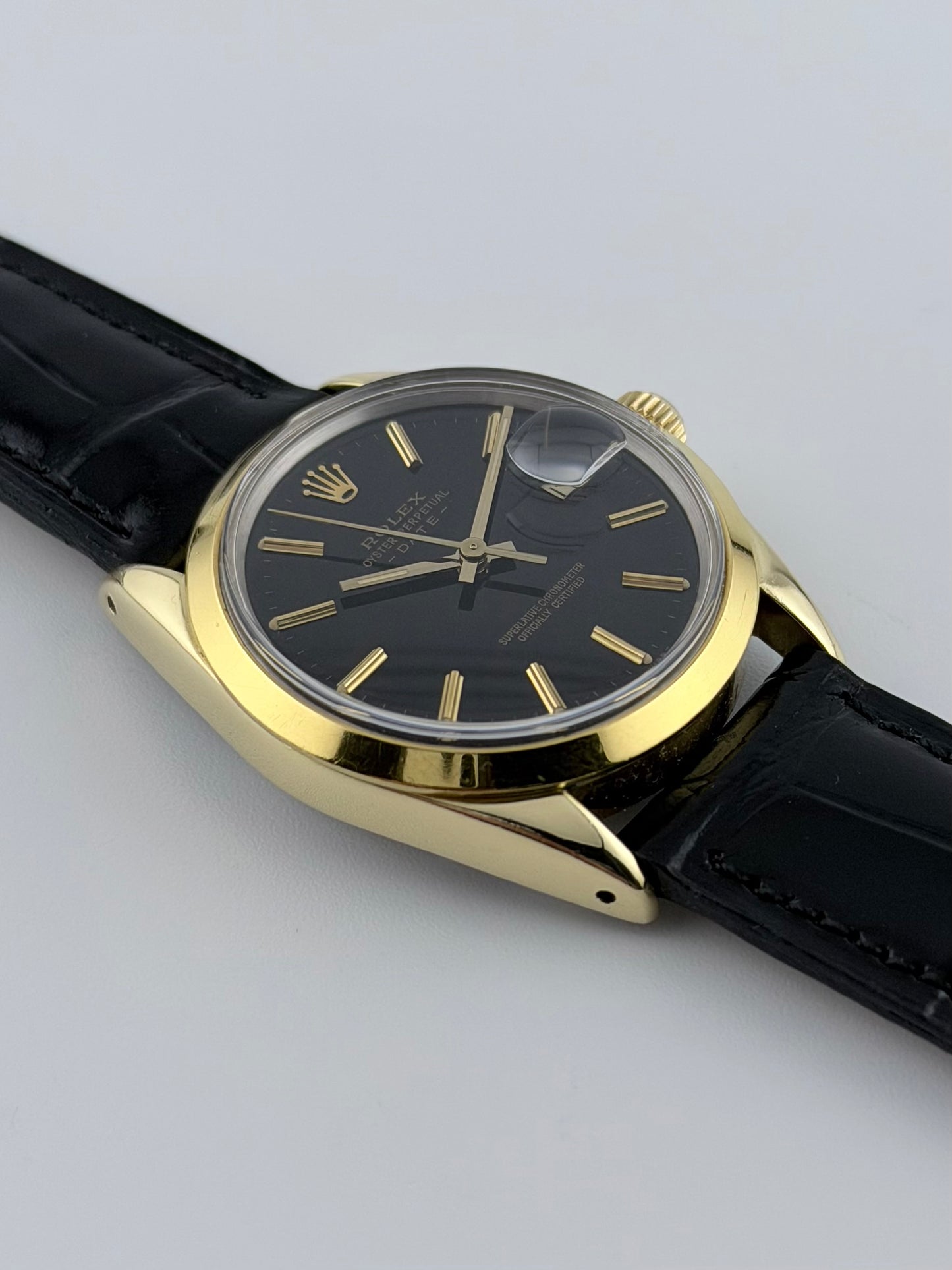 Rolex Oyster Perpetual Date Automatic - 15505 - Rare Black Dial