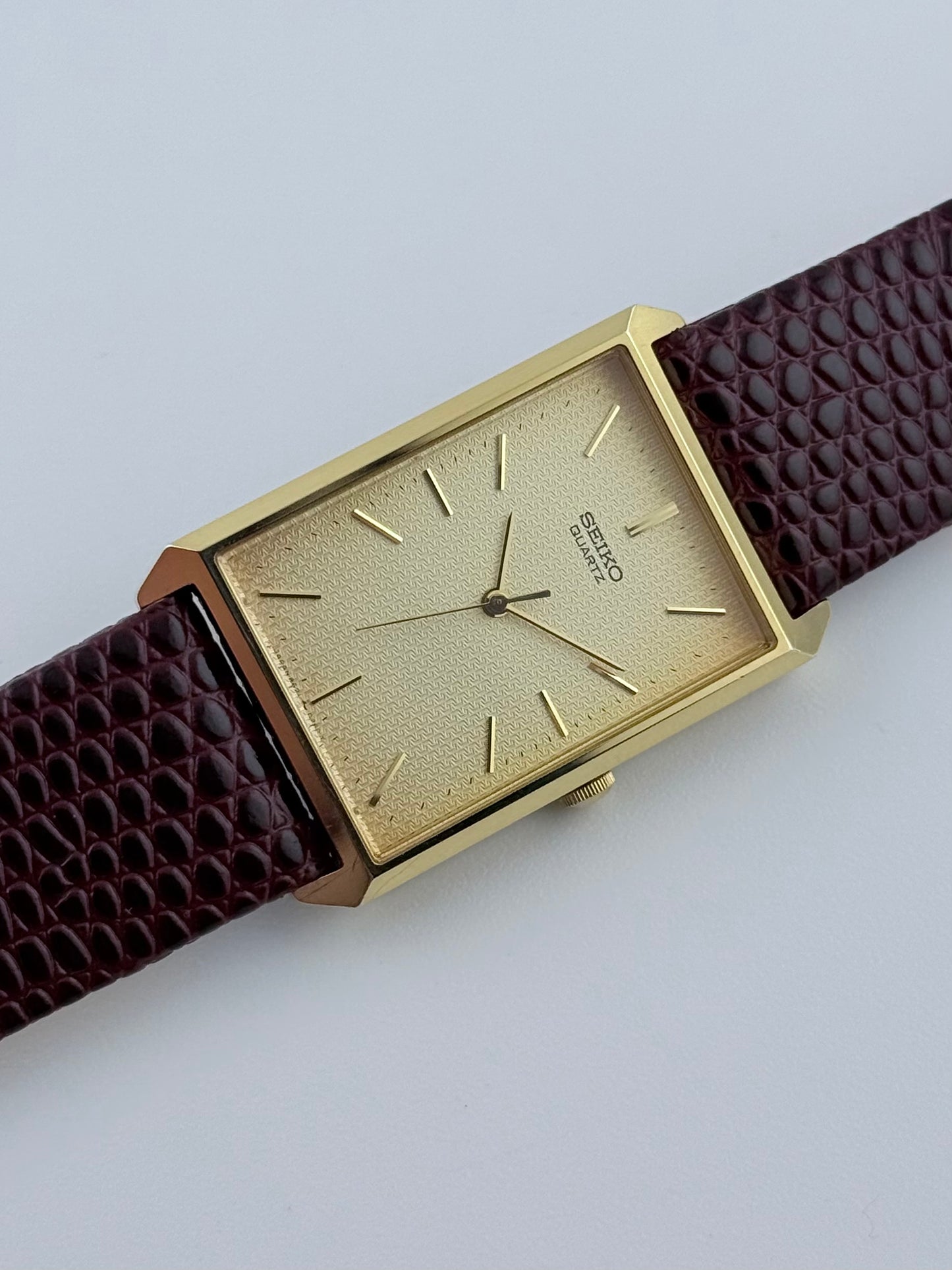 Seiko Tank Quartz Dress Watch - 8621-5130