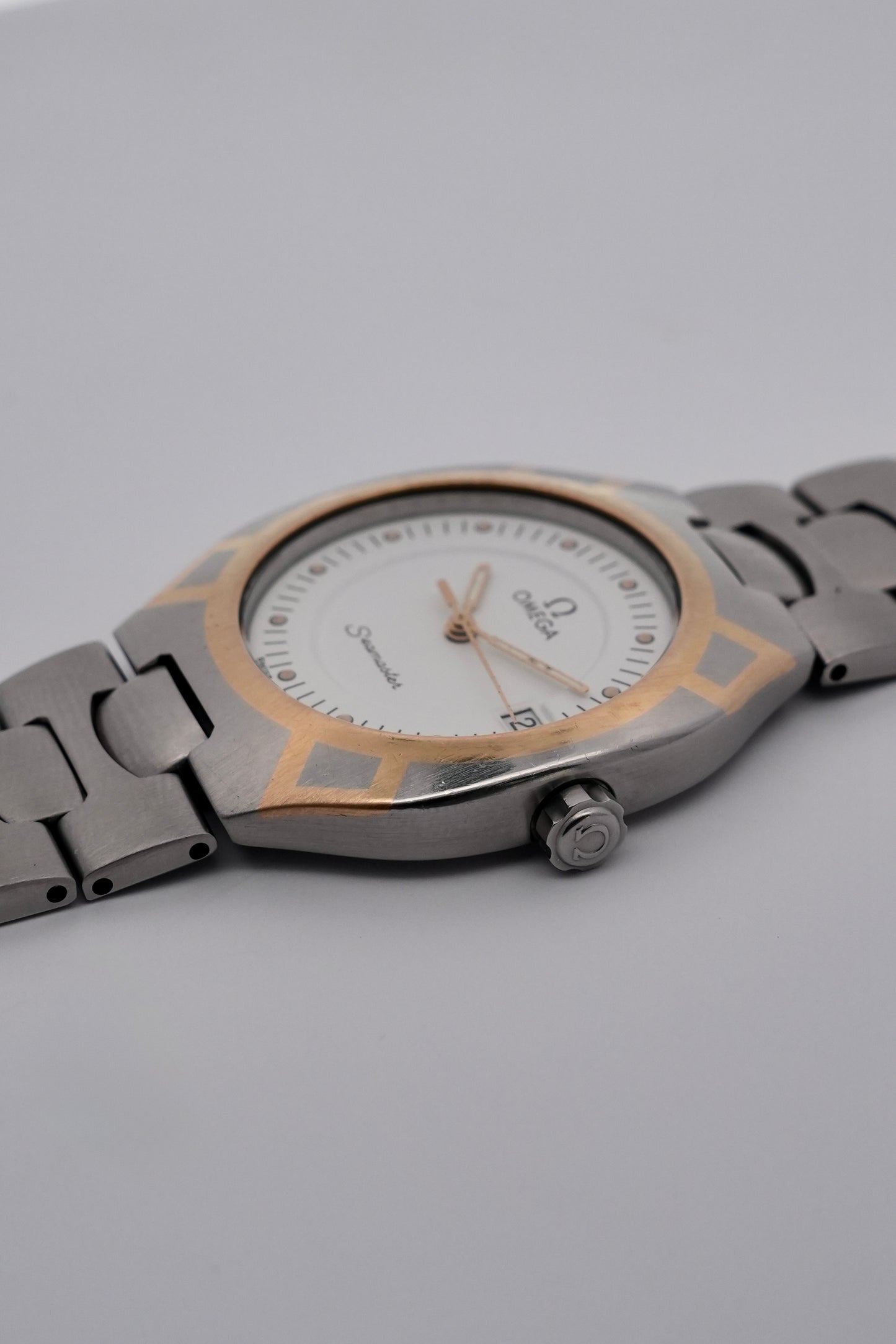 Omega Seamaster Polaris - Quartz - 396.1222 - 18ct Gold & Steel