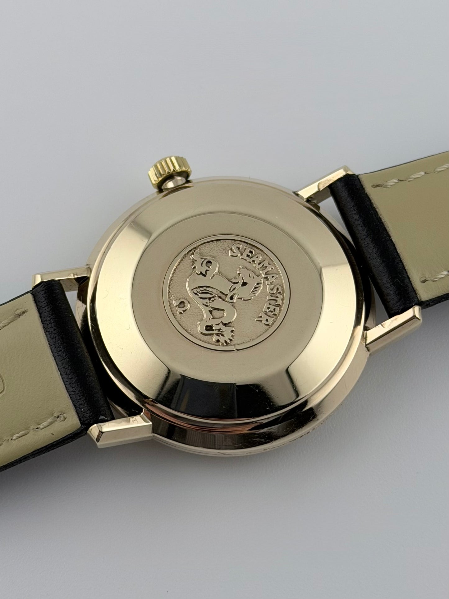 Omega Seamaster DeVille 9ct Gold Automatic 165.020 - Box and Papers!