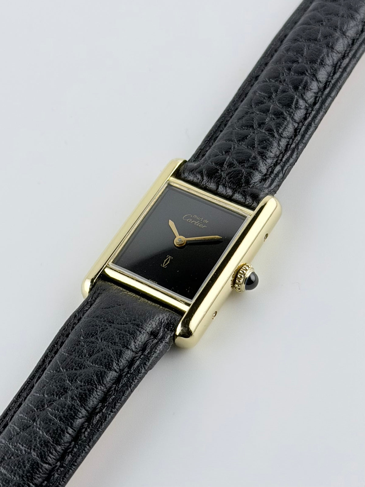 Cartier Must De Tank Paris Manual Wind - 3 - Black Dial - Ladies