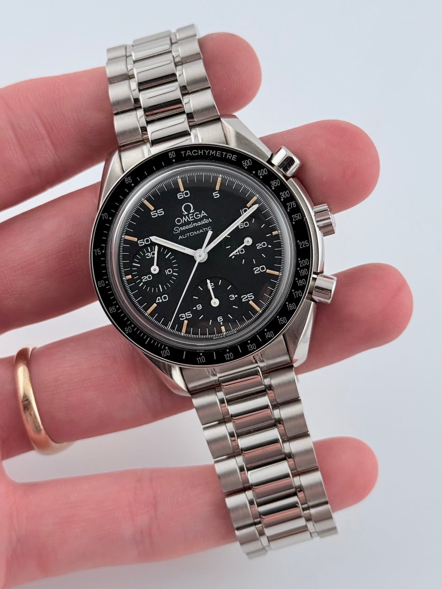 Omega Speedmaster Automatic Chronograph - 175.0032.1 - Pumpkin Lume