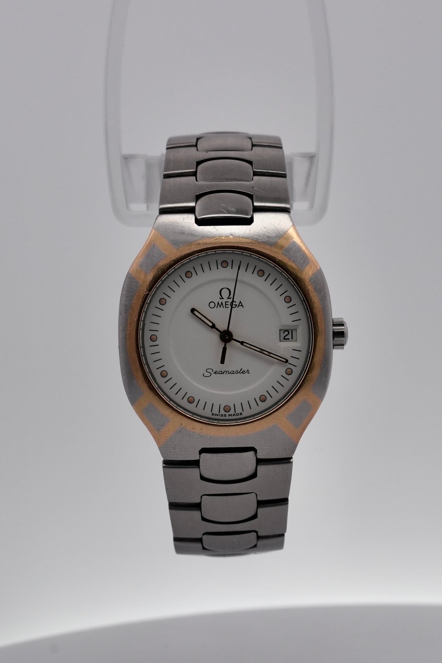 Omega Seamaster Polaris - Quartz - 396.1222 - 18ct Gold & Steel