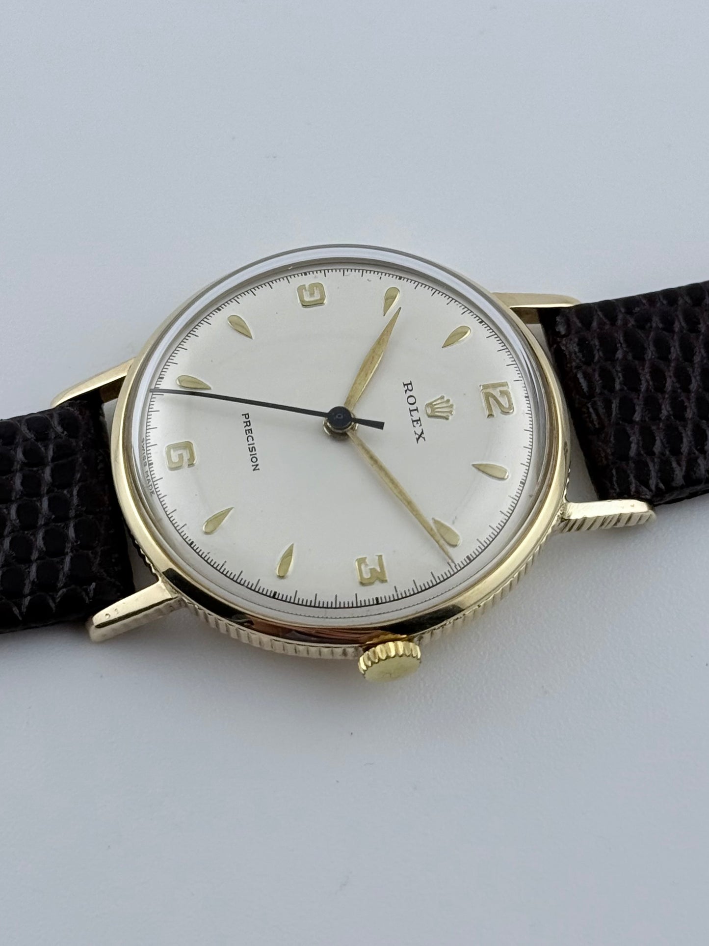 Rolex Precision Manual Wind - 739 - 9ct Gold - Coin Edge