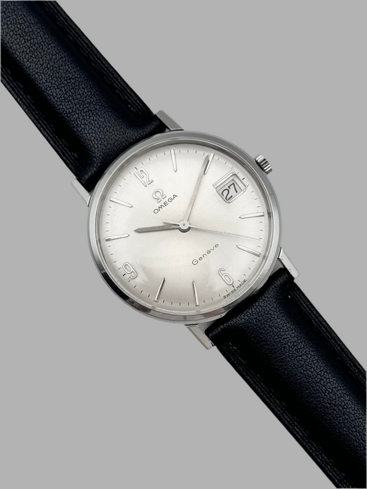 Omega Geneve Manual Wind Date 132.019 - Rare Dial Variant