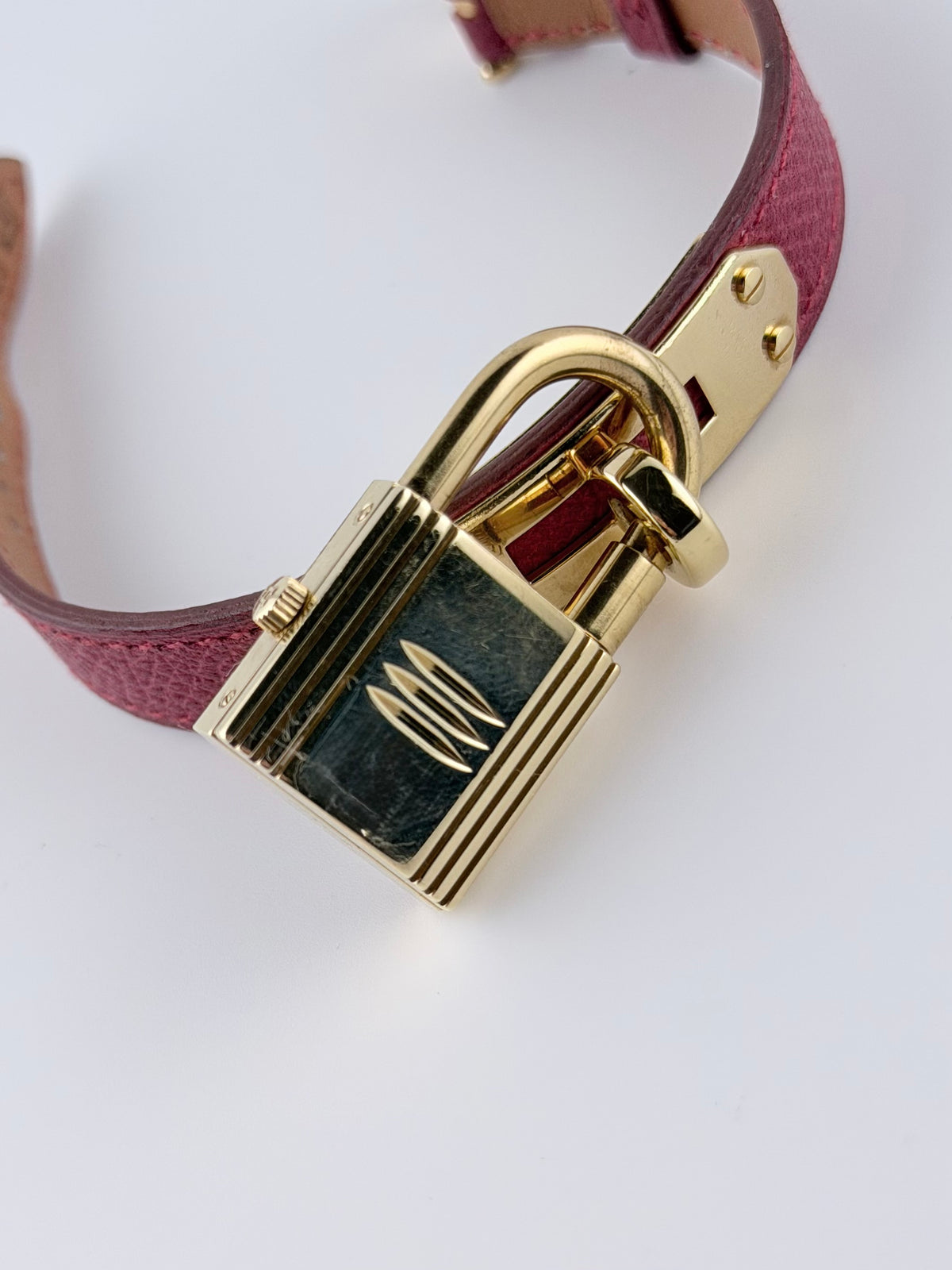 Hermes Paris Kelly Lock Watch - White - with Box and Papers