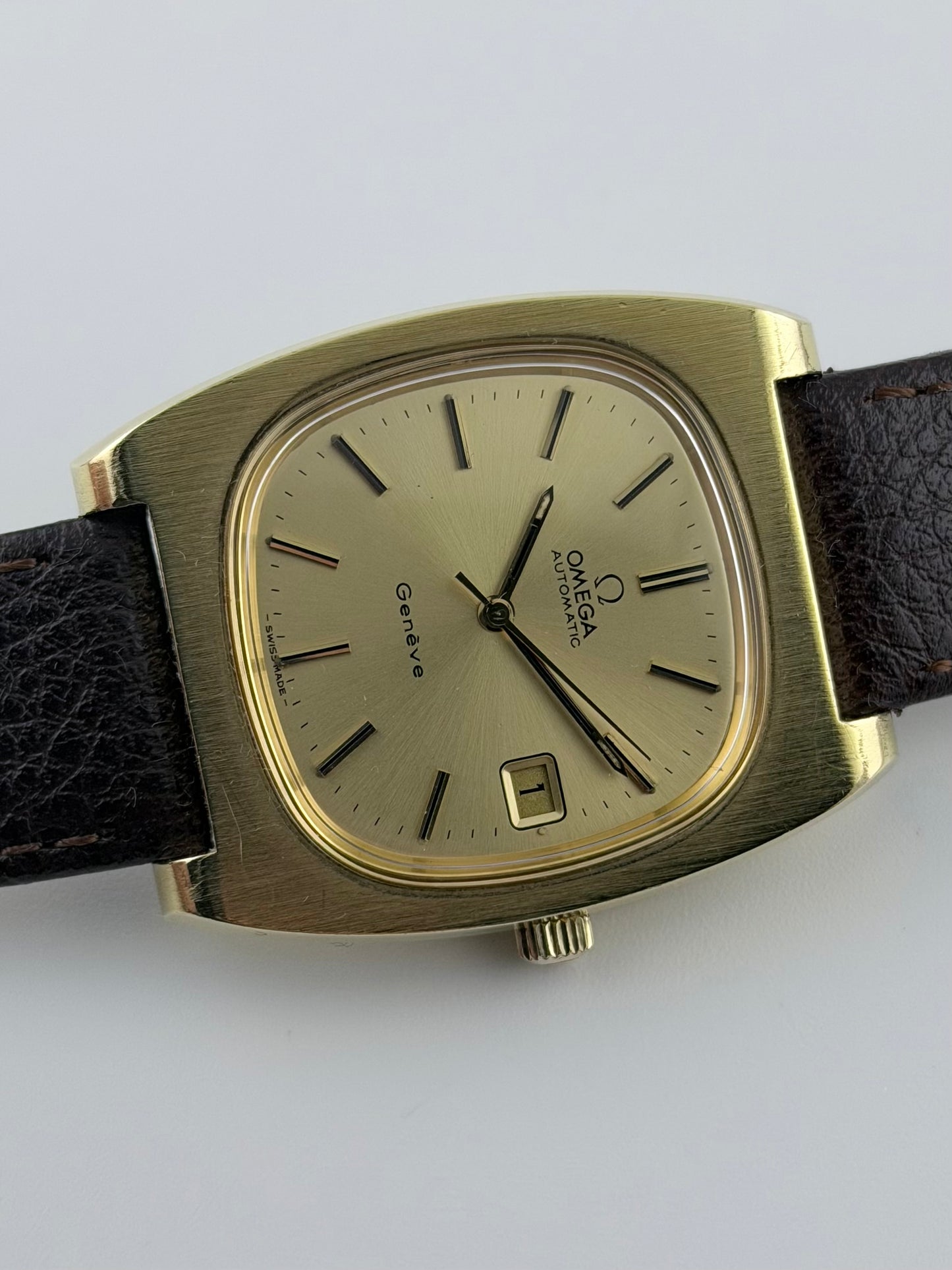 Omega Geneve Automatic Date TV Dial 166.0190