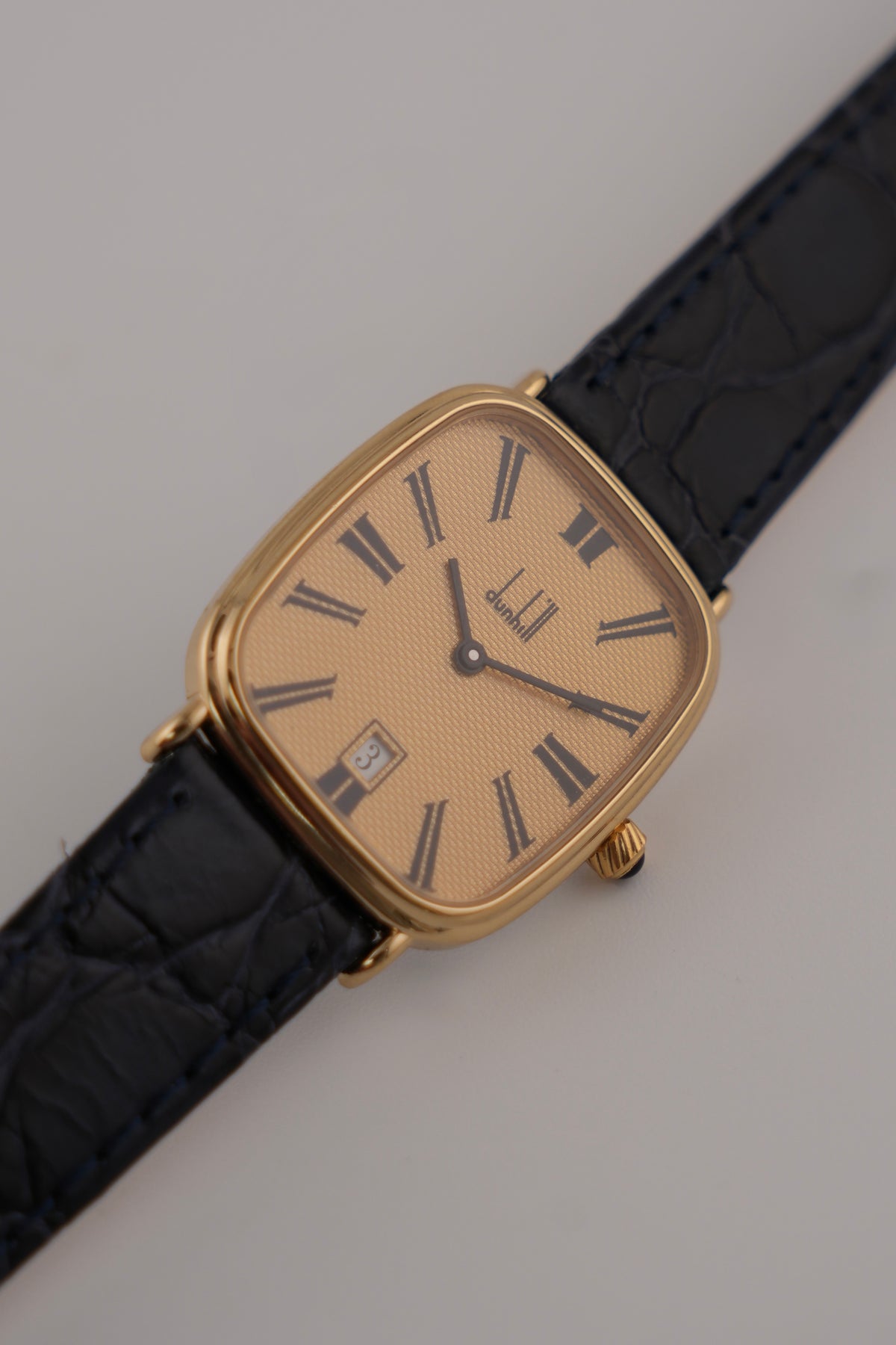 Dunhill Quartz Tank Date Gent’s Dress Watch