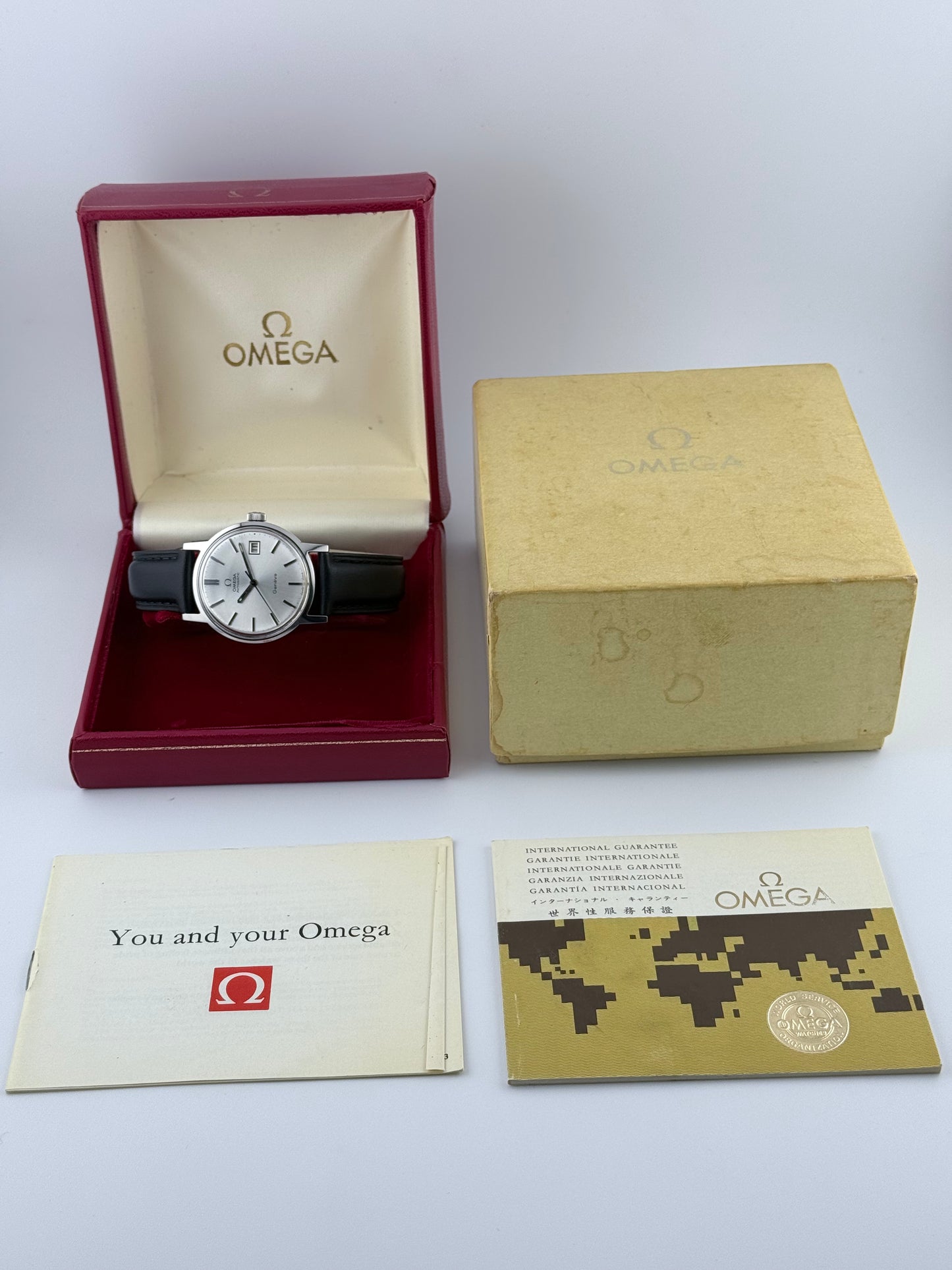 Omega Geneve Automatic Date 166.098 - Box and Papers