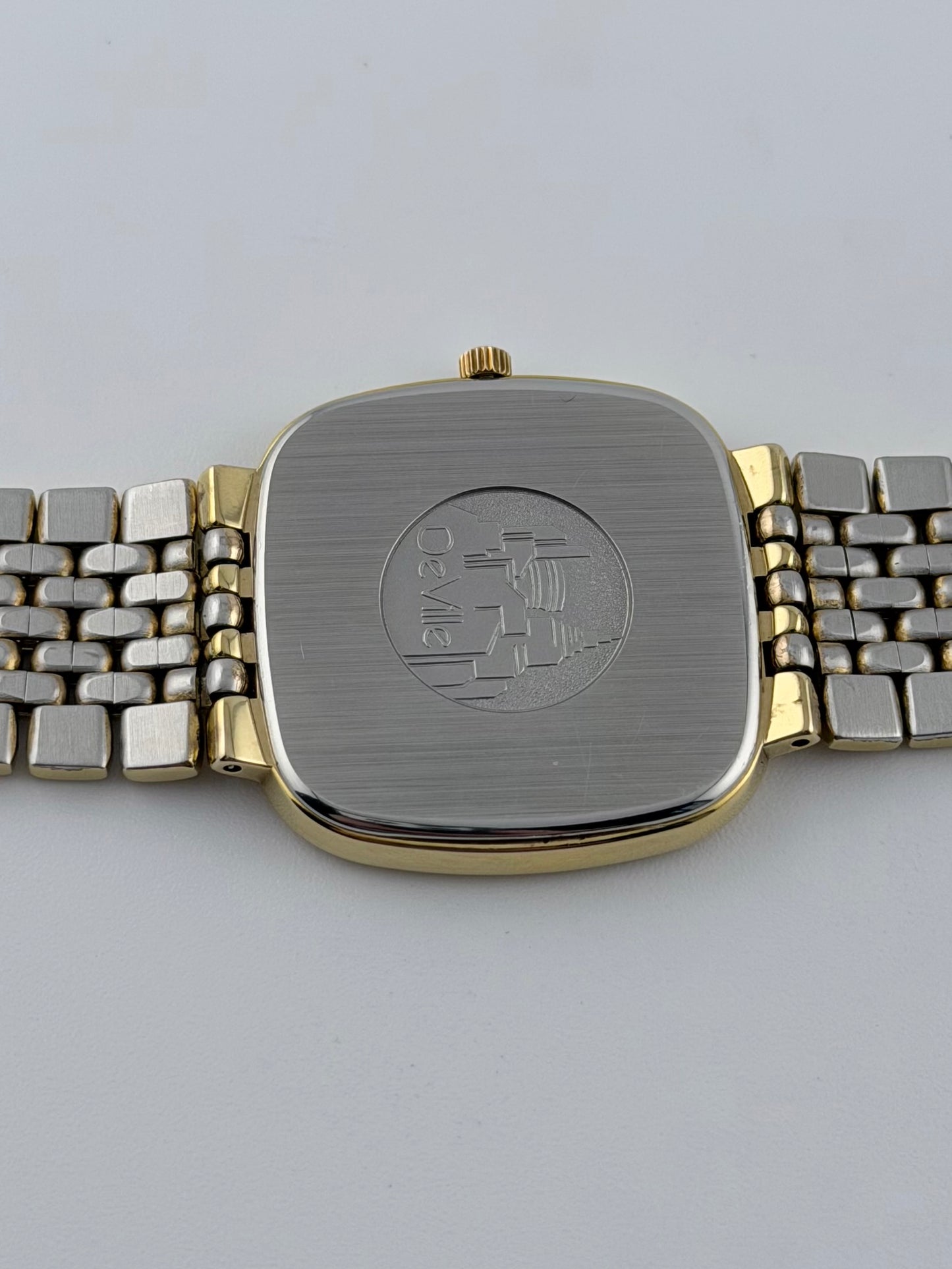 Omega DeVille Quartz 395.0877.2 - Tapestry Dial - Original Bracelet