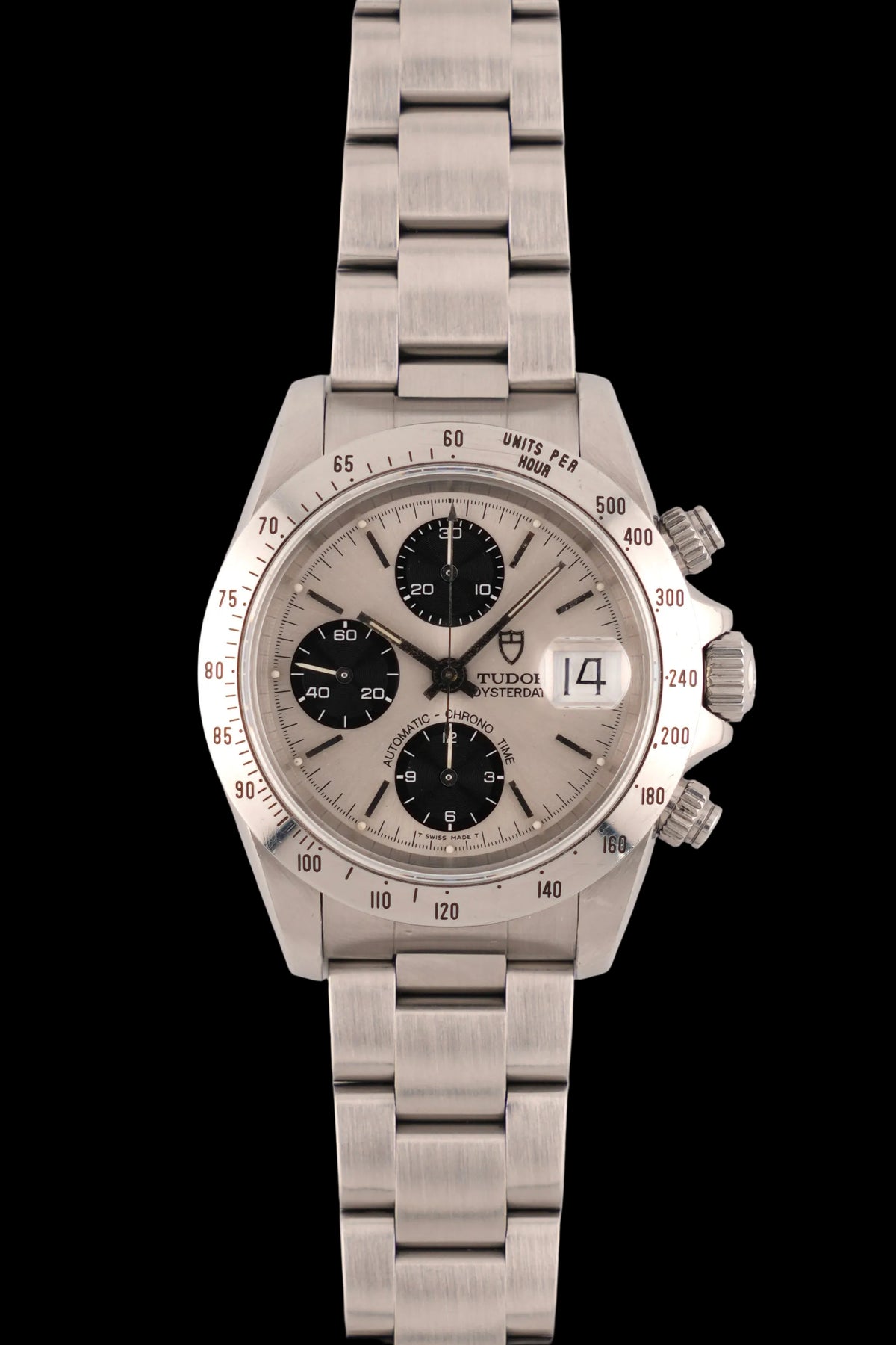 Tudor Oysterdate Automatic Chrono Time - 79280 - Silver Panda Dial - FULL SET!