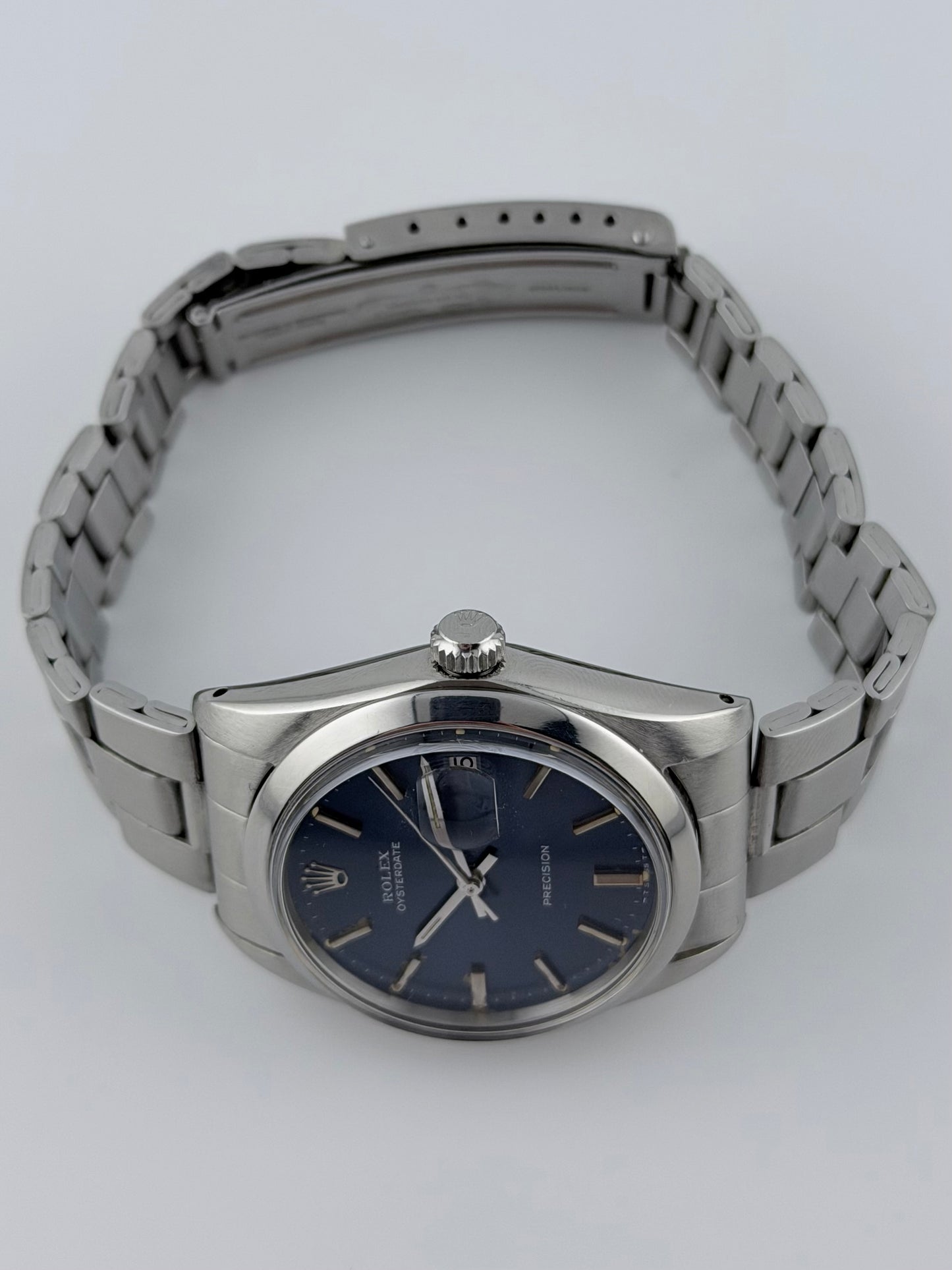 Rolex Oysterdate Precision Manual Wind - 6694 - Blue Sunburst Dial!