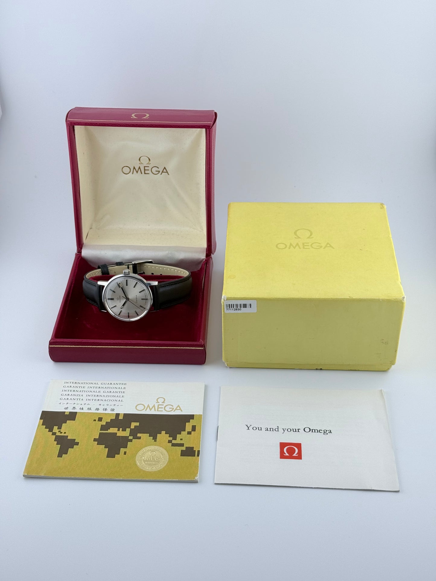 Omega Geneve Manual 135.070 - Box and Papers