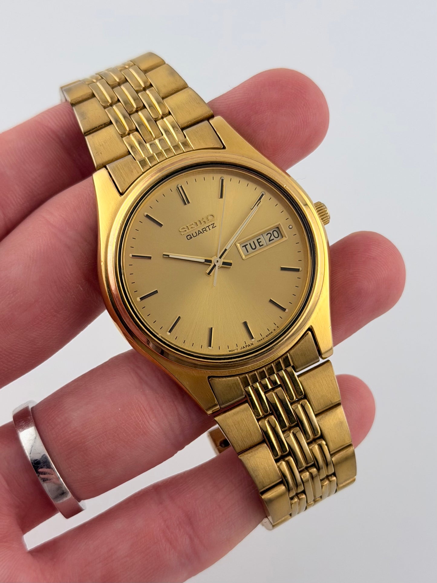 Seiko Quartz Day-Date 7N43-9011