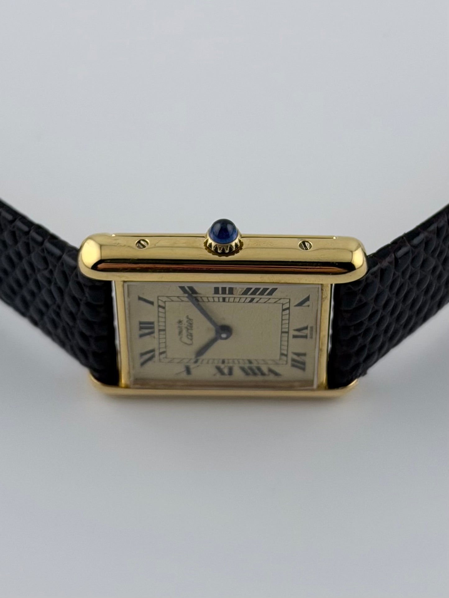 Cartier Must De Paris Tank Manual Wind - 6 - Ivory Dial