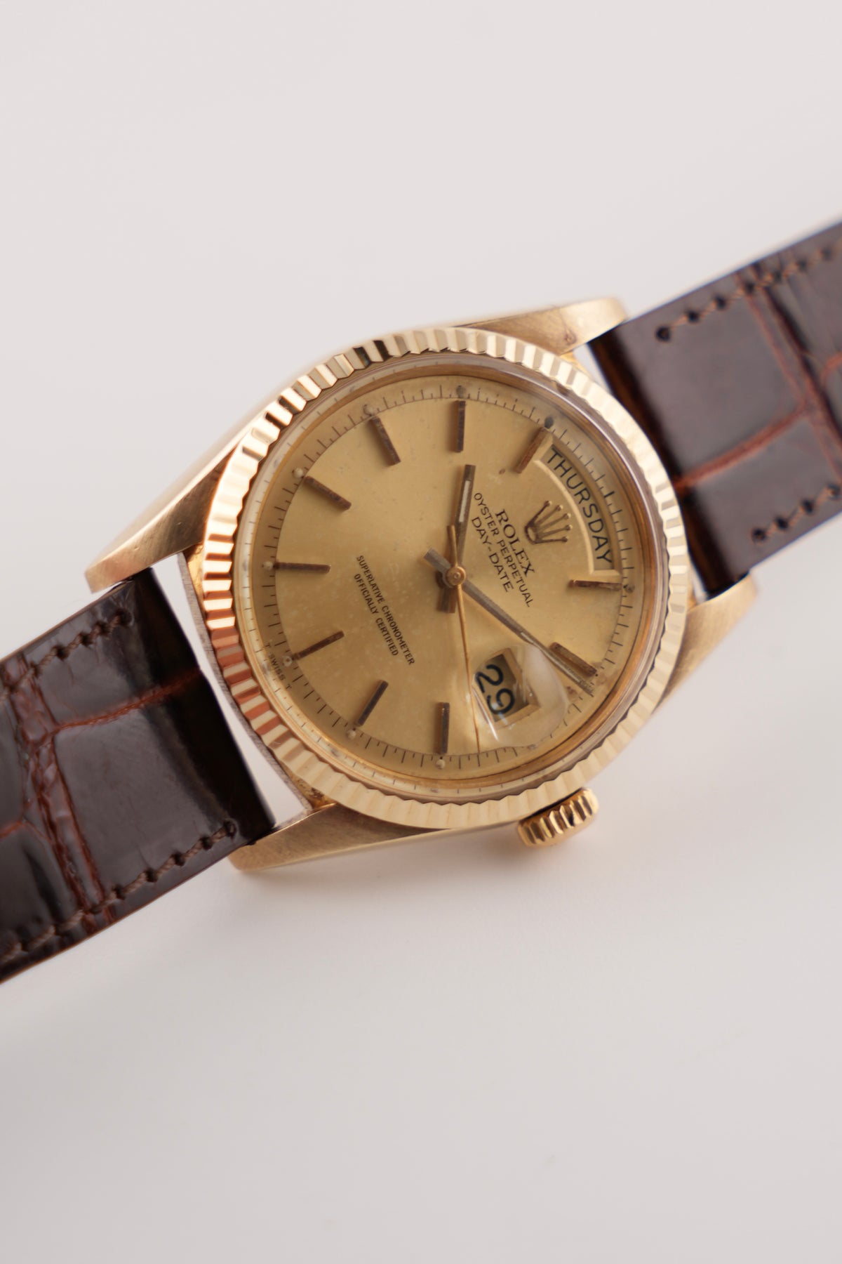 Rolex Oyster Perpetual Day-Date - 1803 Solid 18k Gold - Original Box