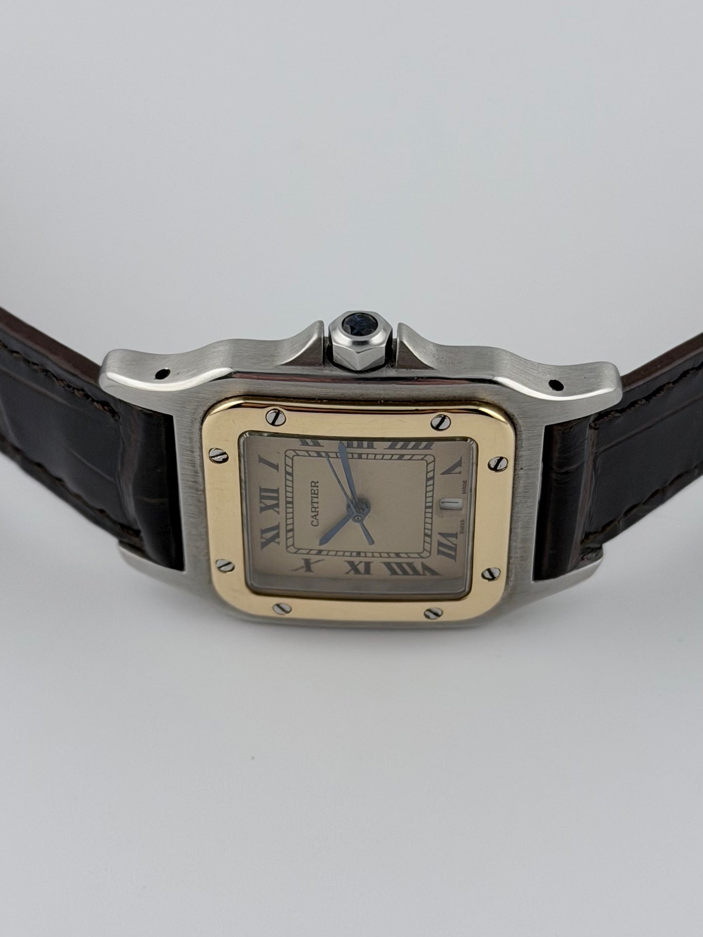 Cartier Santos Galbee Quartz - 187901 - Bi Metal
