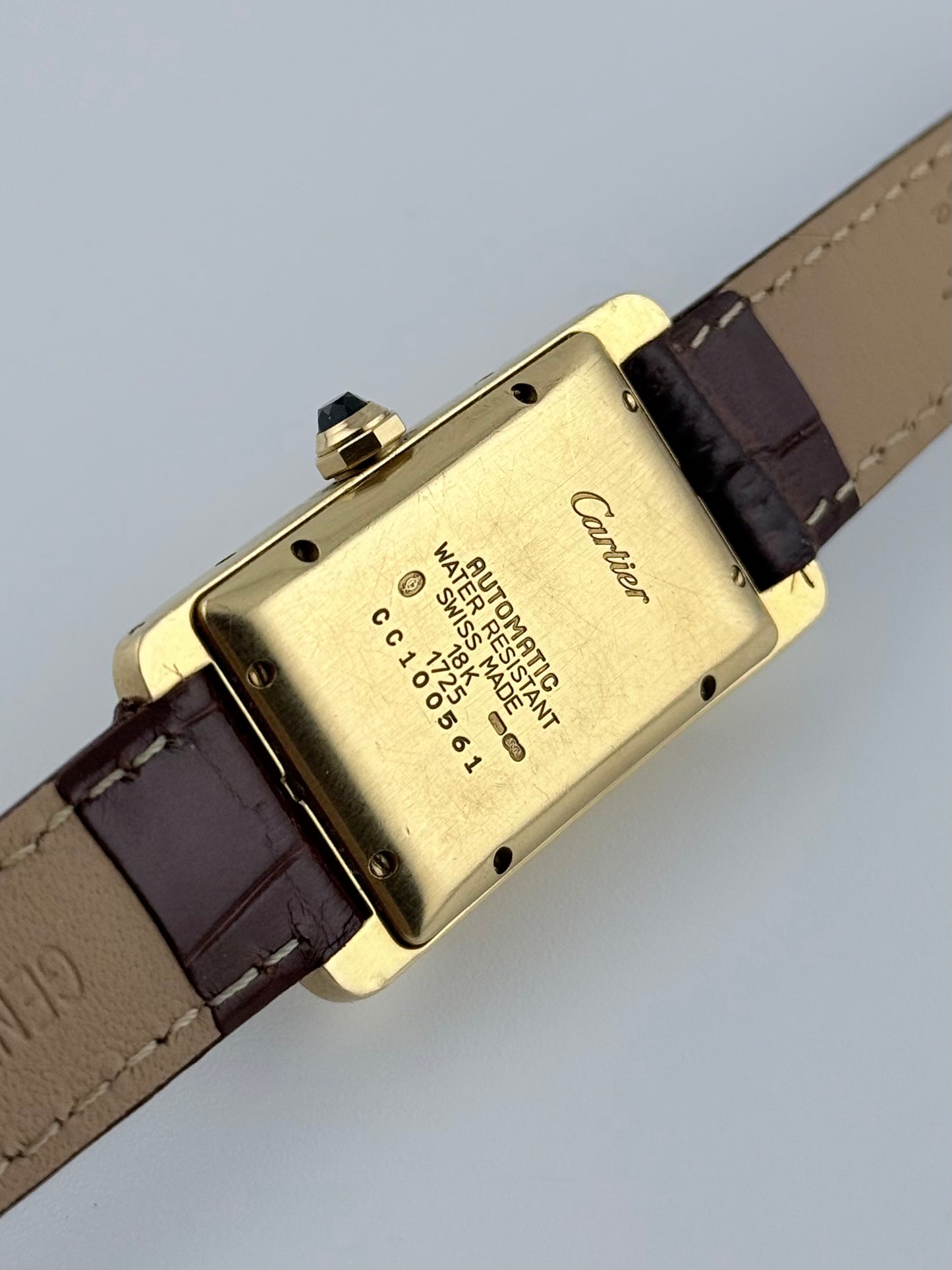 Cartier Tank Americaine Automatic - Solid 18ct Gold - 1725