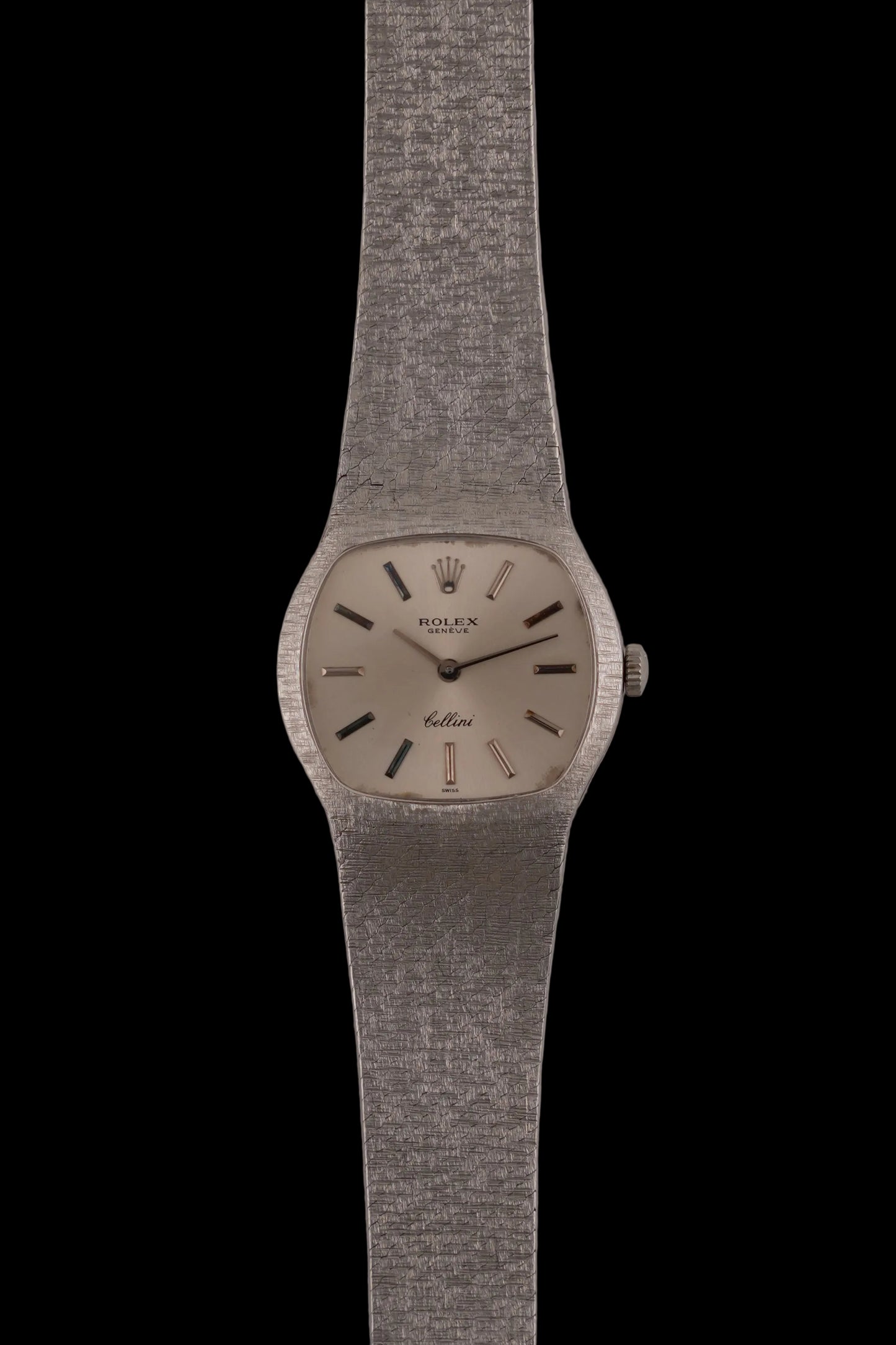 Rolex Geneve Cellini Manual Wind 3801 - 18ct Solid White Gold
