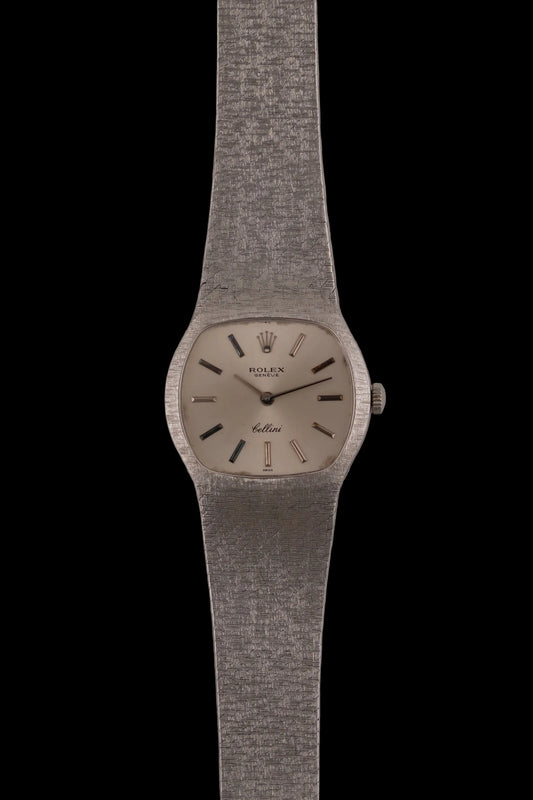Rolex Geneve Cellini Manual Wind 3801 - 18ct Solid White Gold