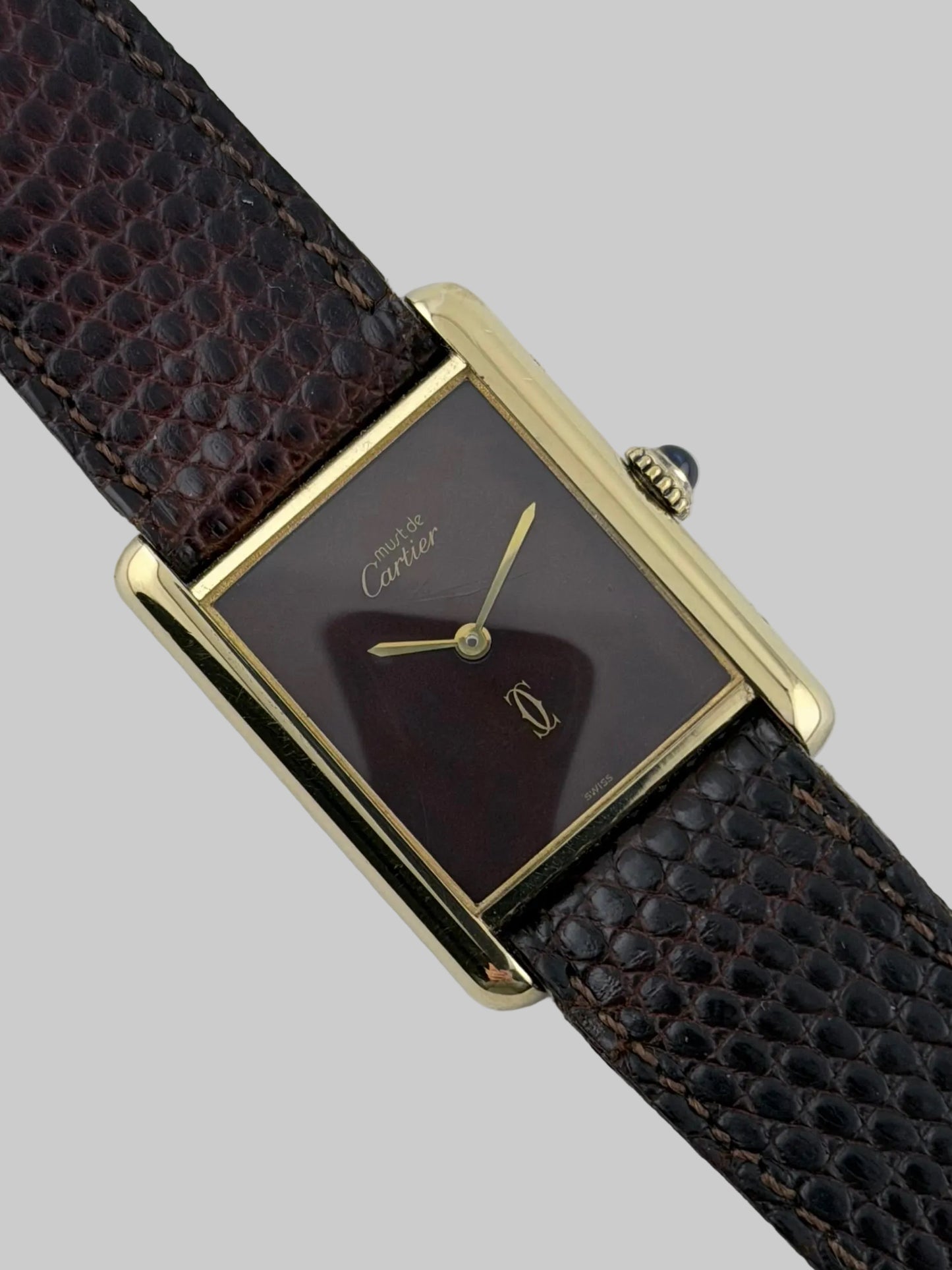 Cartier Must De Paris Tank Quartz - 6 - Wood Dial