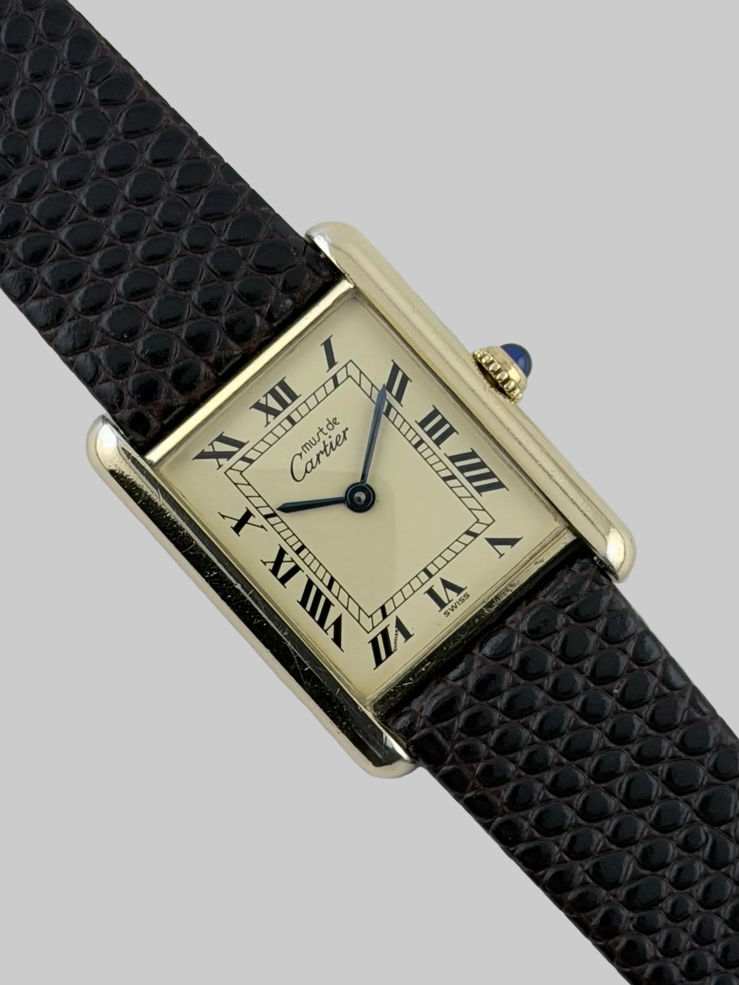 Cartier Must De Paris Tank Quartz - 6-81006 - Ivory Dial - Box & Papers