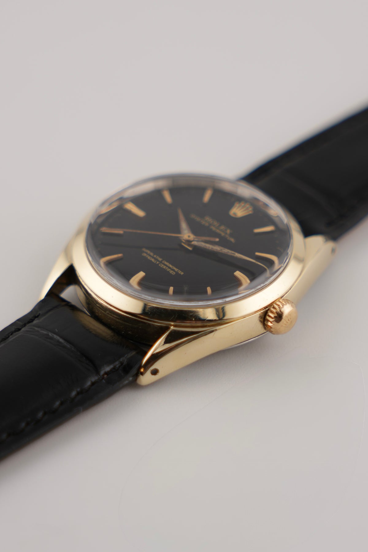 Rolex Oyster Perpetual Automatic Perpetual Chronometer - 1024 - Black Dial - with Papers