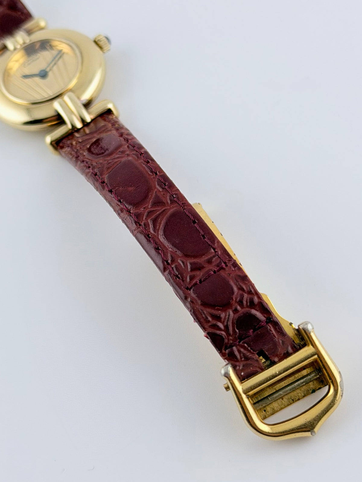 Cartier must de Colisee Quartz - 590002 - Ladies - Gold Art-Deco Dial
