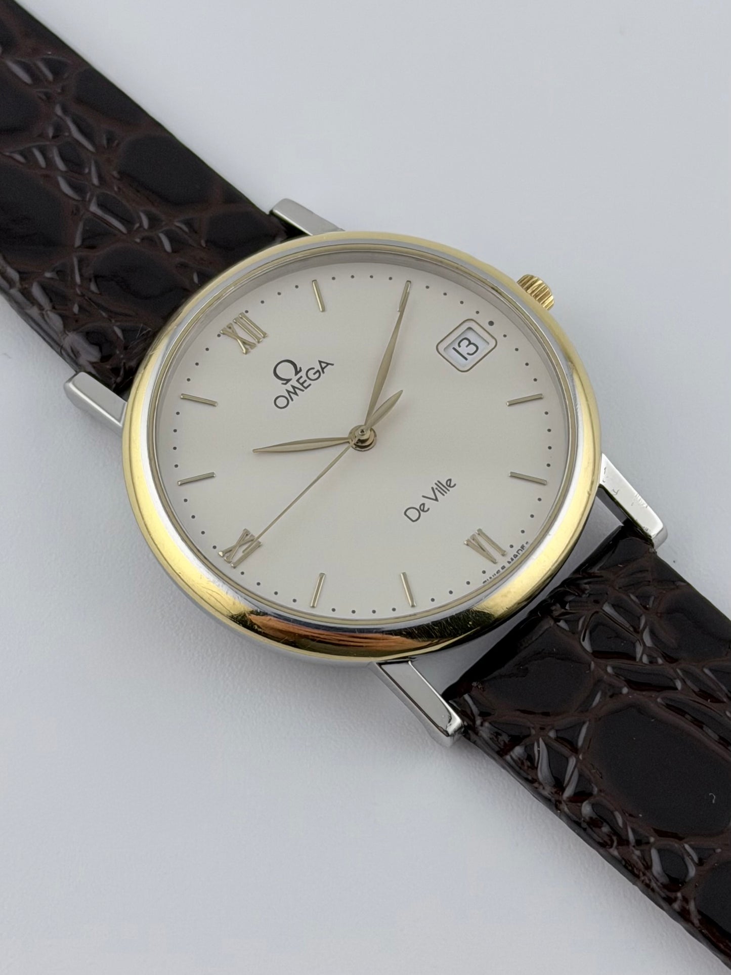 Omega De Ville Quartz - 18ct gold and steel - 196.2432