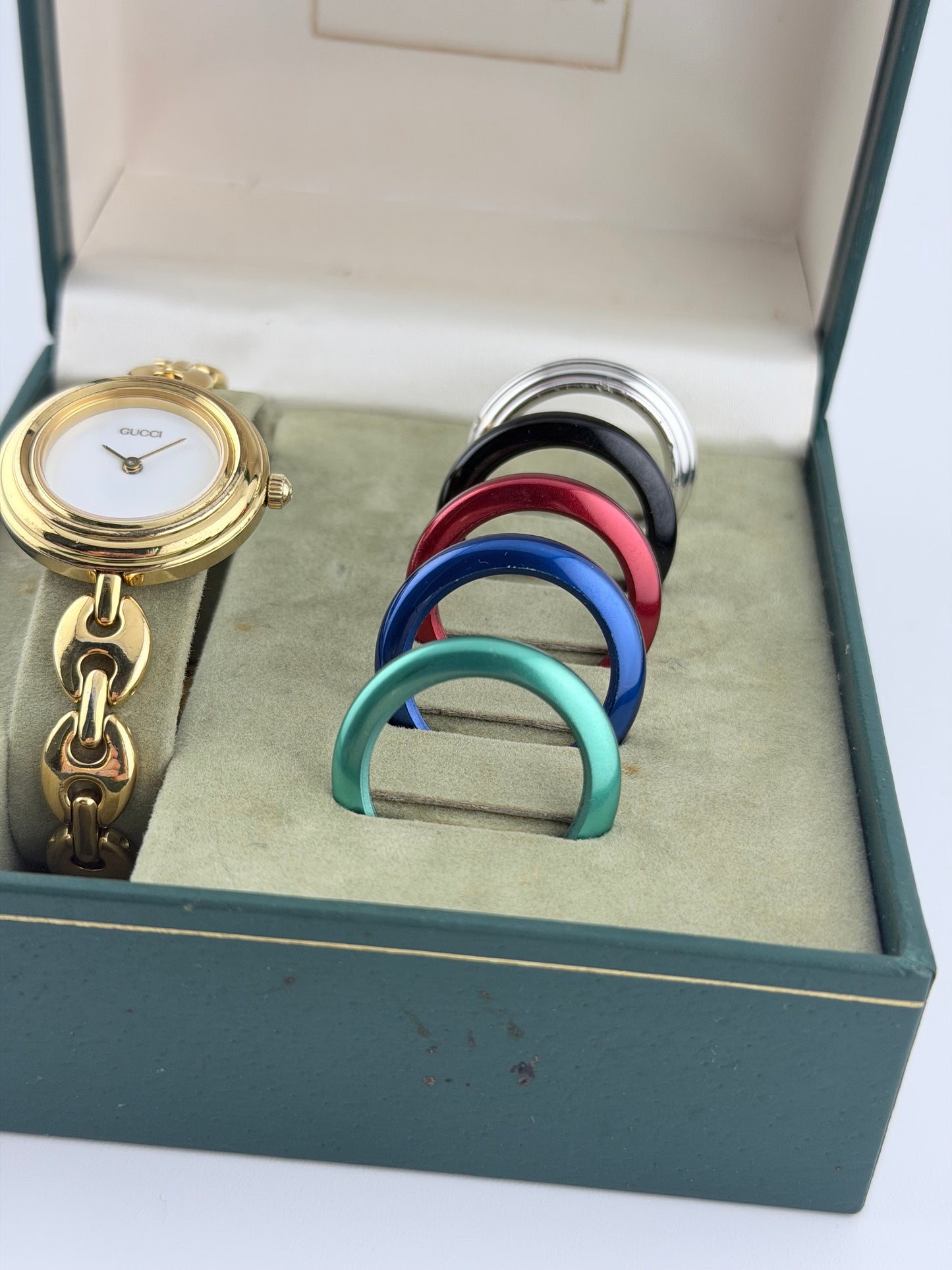 Gucci 11/12.2 - Change Bezel Watch - Ladies - Original Box