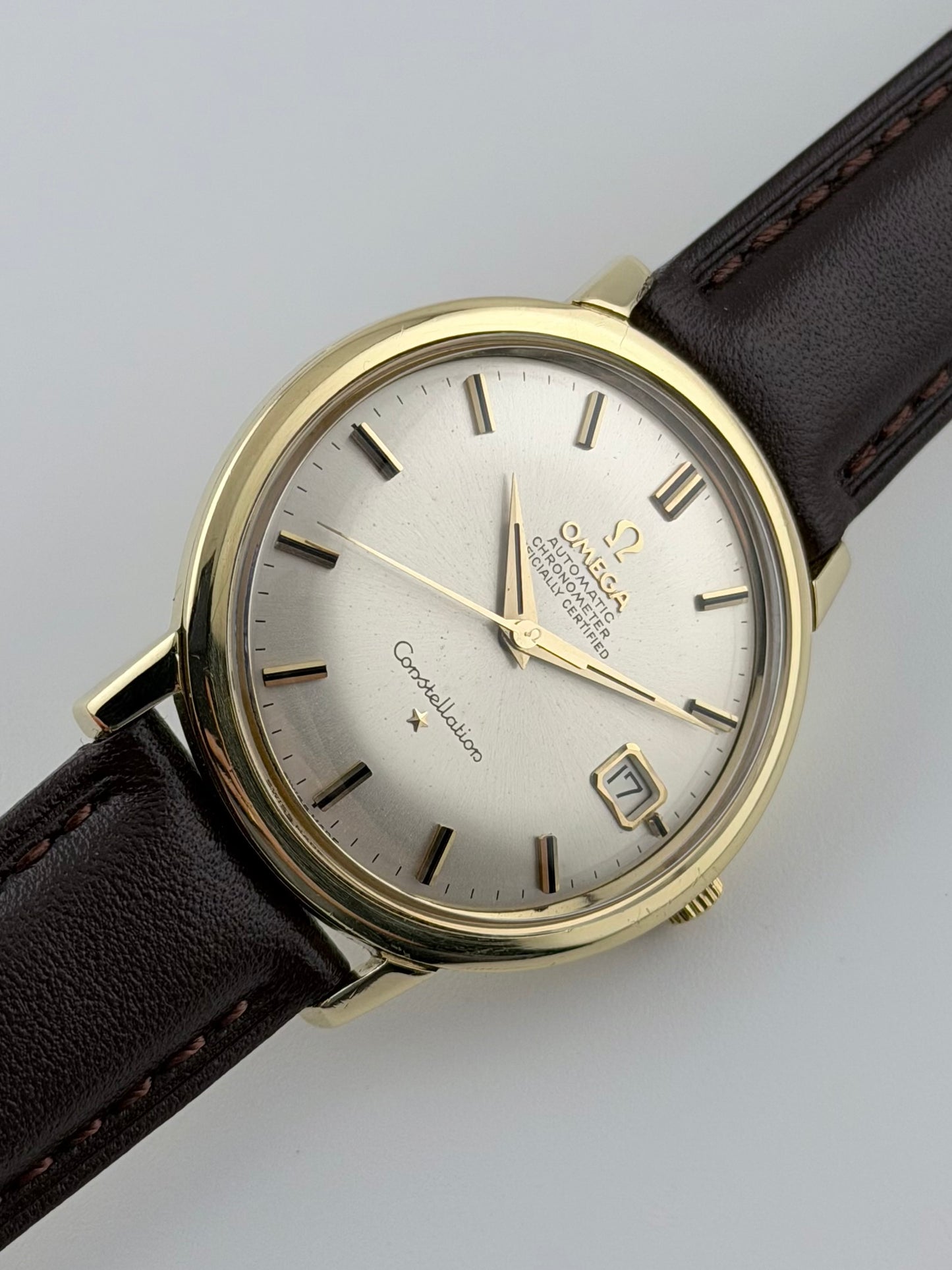 Omega Constellation Chronometer Date 168.500-4 - 18ct Gold