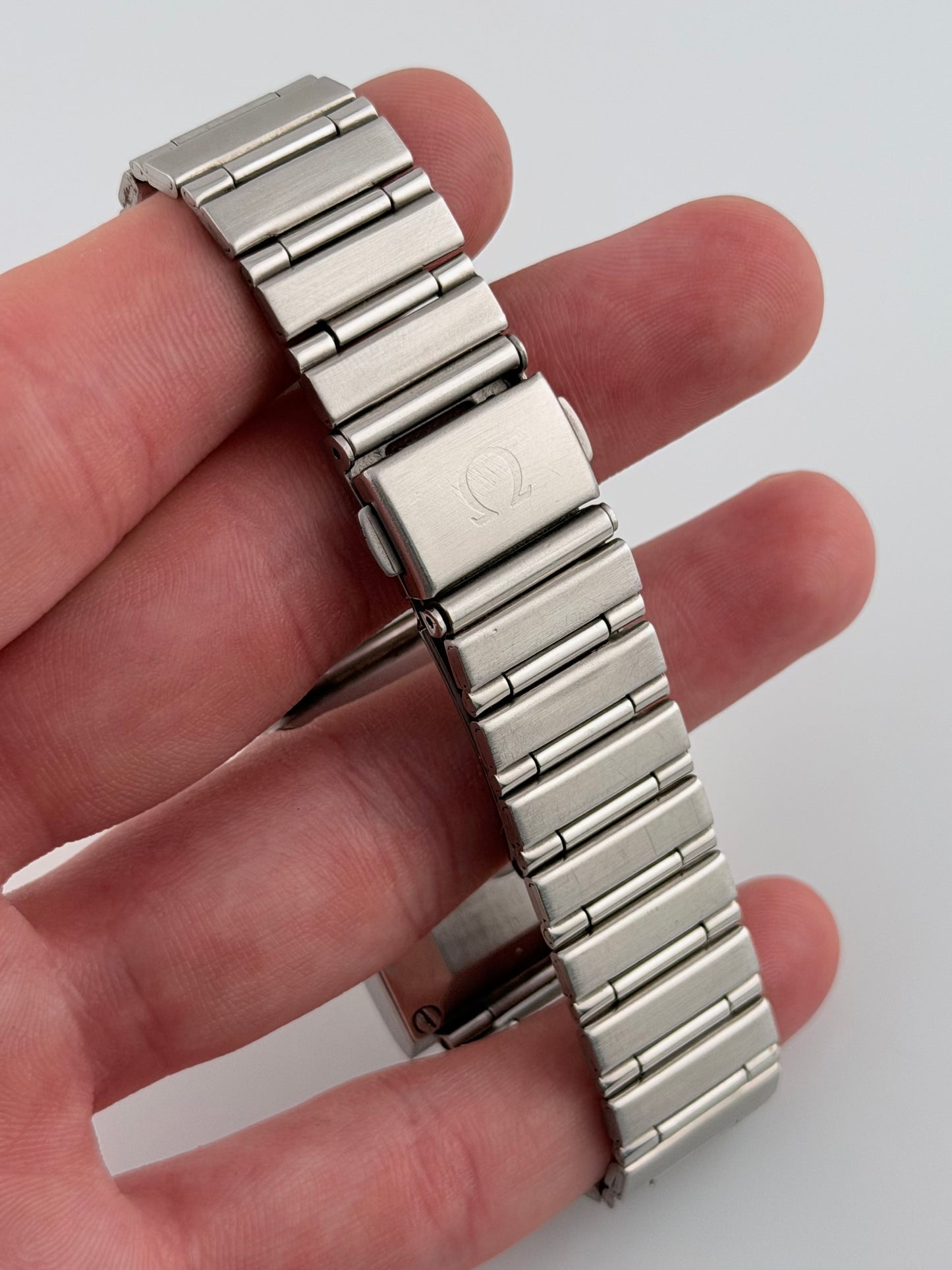 Omega Constellation Tank Automatic ST355.0814 - Brown Metalic Squares Dial