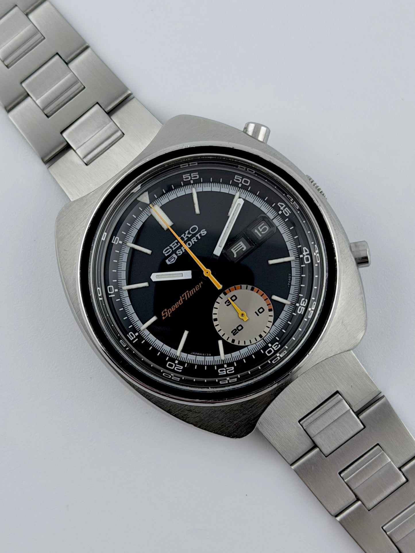 Seiko 5 Sports Speedtimer - 6139-7020 - JDM- Flying Saucer - Rare