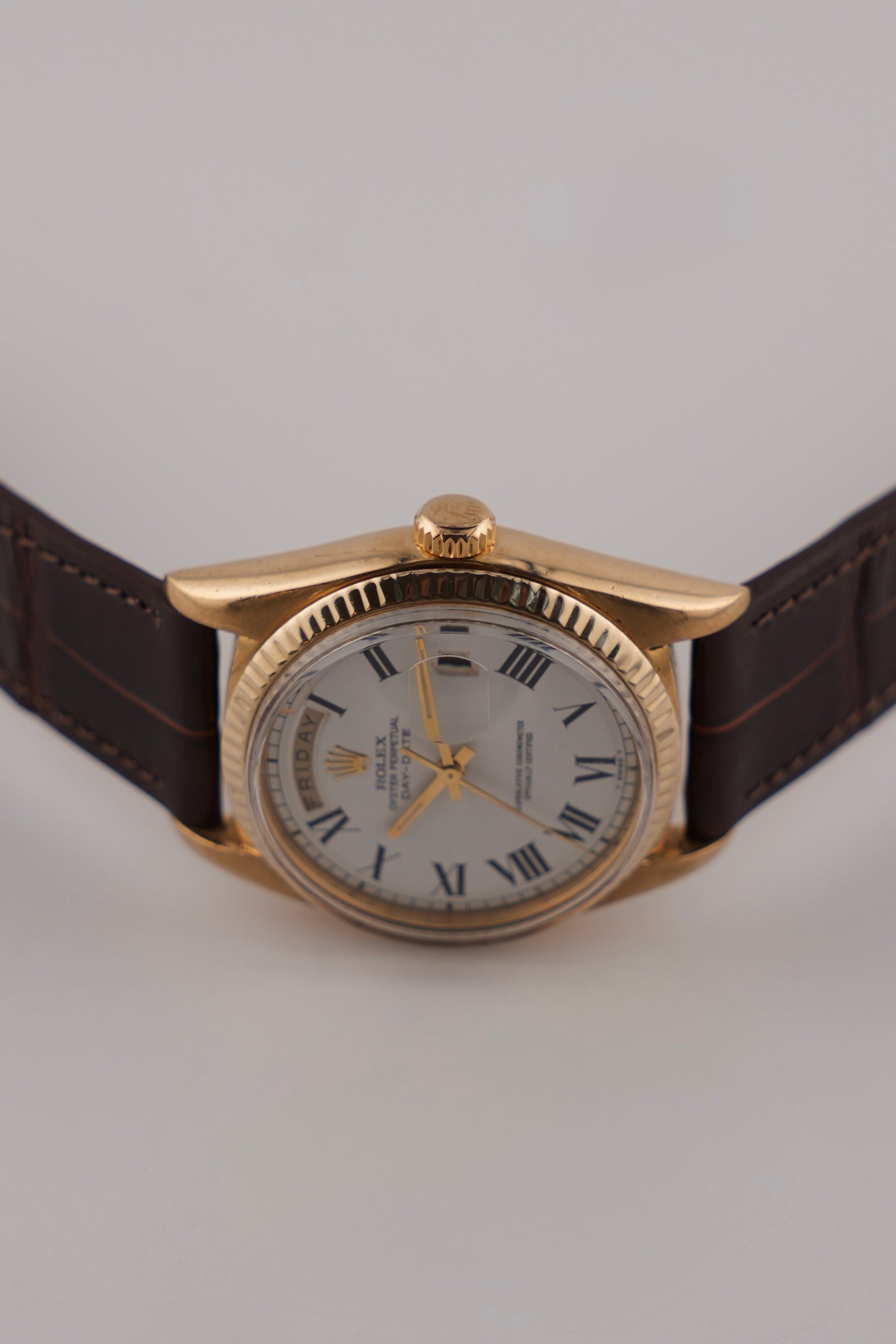 Rolex Oyster Perpetual Day-Date - 1803 Solid 18ct Gold - Rare Buckley Dial
