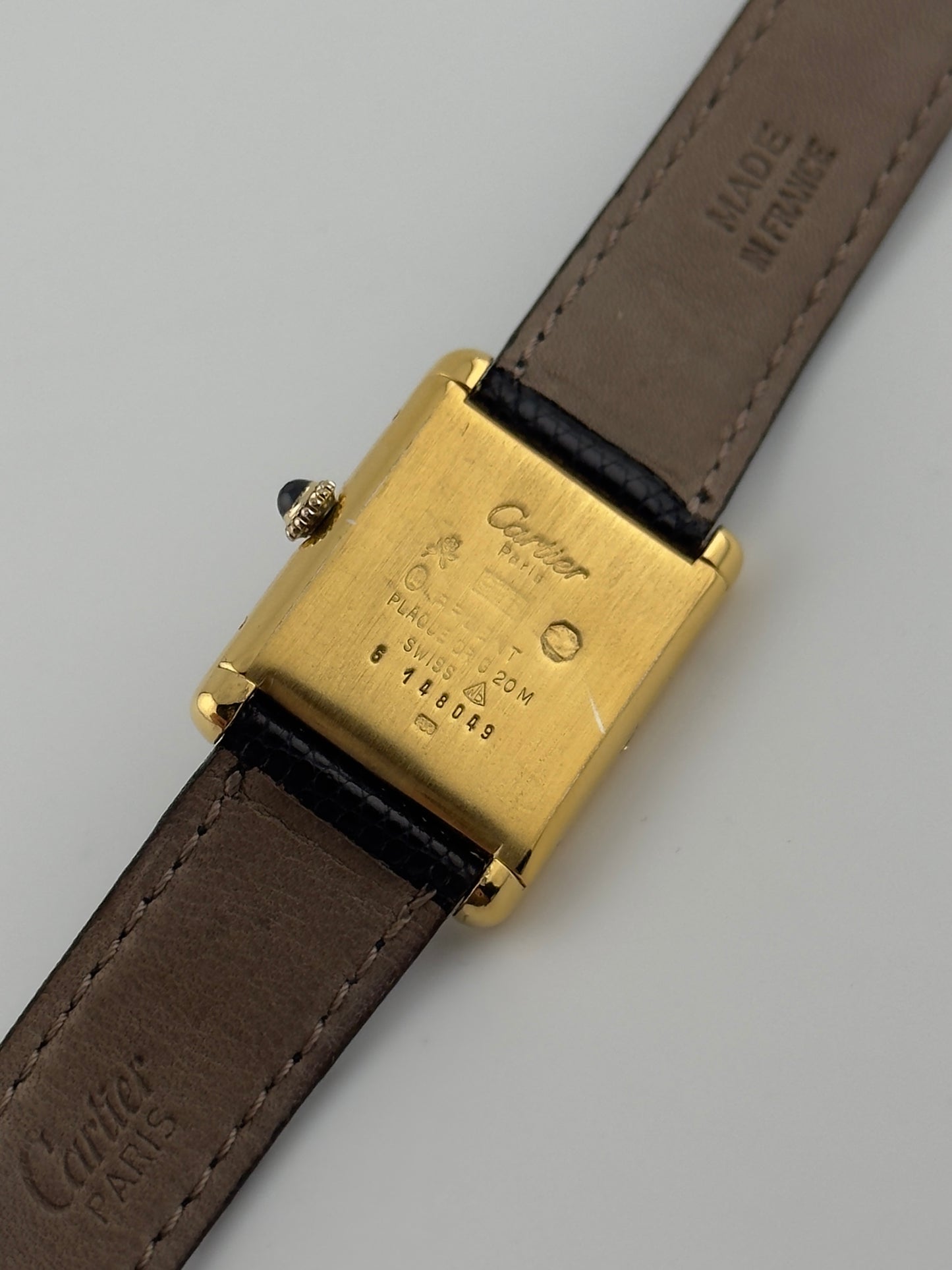 Cartier Must De Tank Manual Wind - 6 - Black Dial