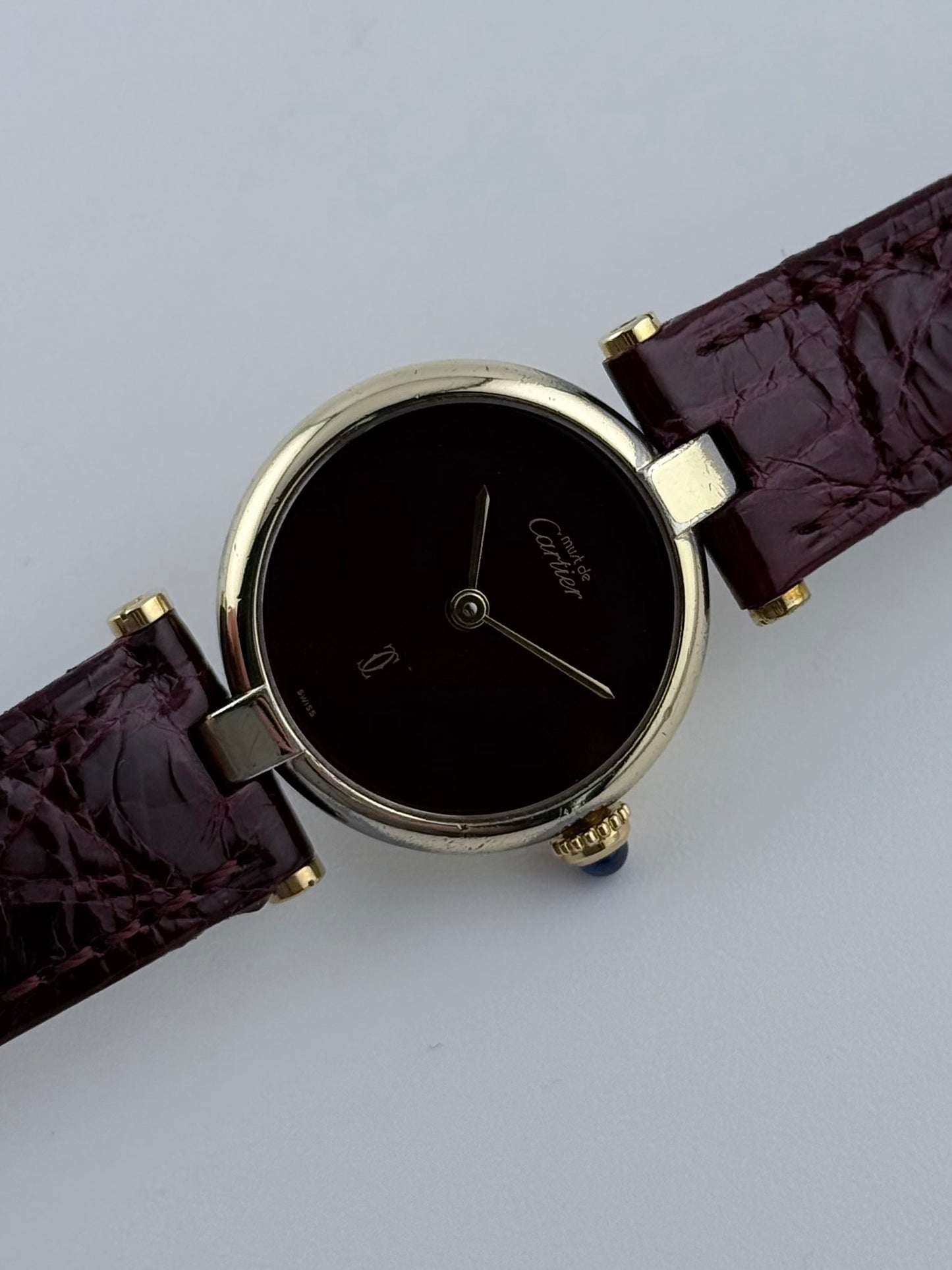 Cartier Must de Cartier Vendome Quartz - 18 - Burgundy Dial