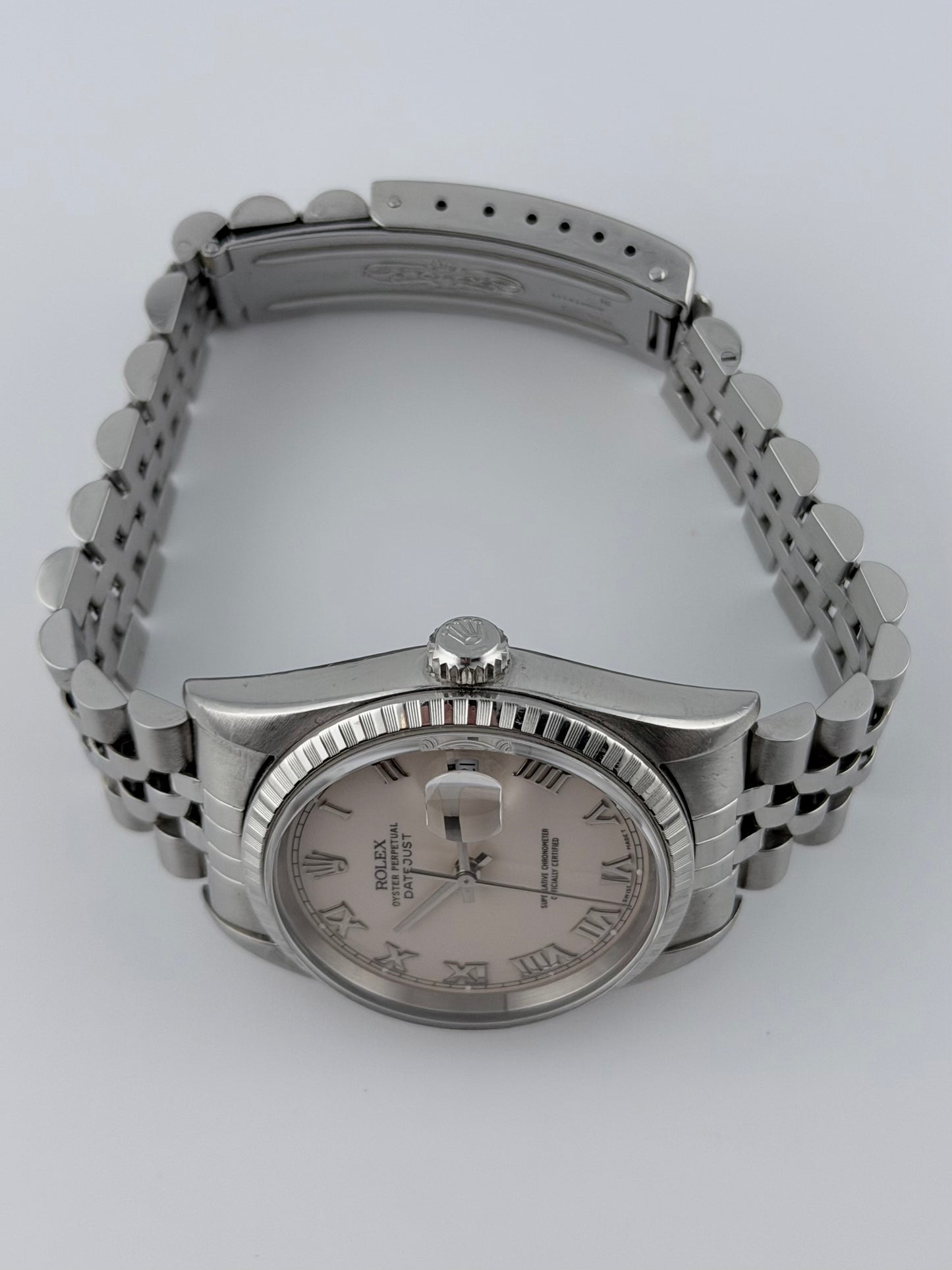 Rolex Datejust Oyster Perpetual - 16220 - Roman Numeral Dial - Original Box, Wallet & Booklets