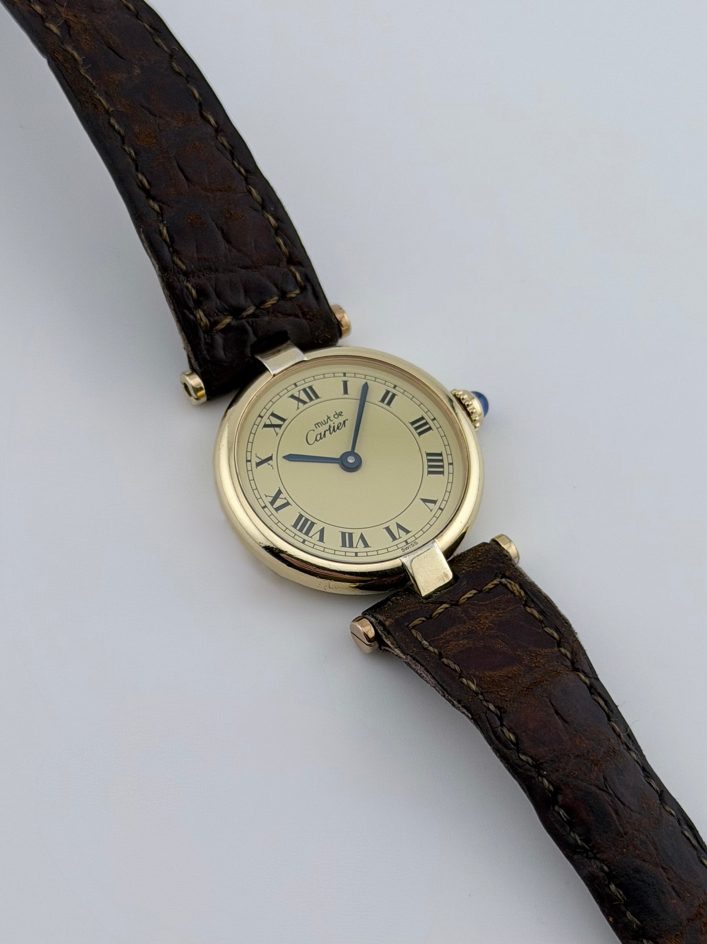 Cartier must de Vendome Quartz - 590003 - Ivory Dial