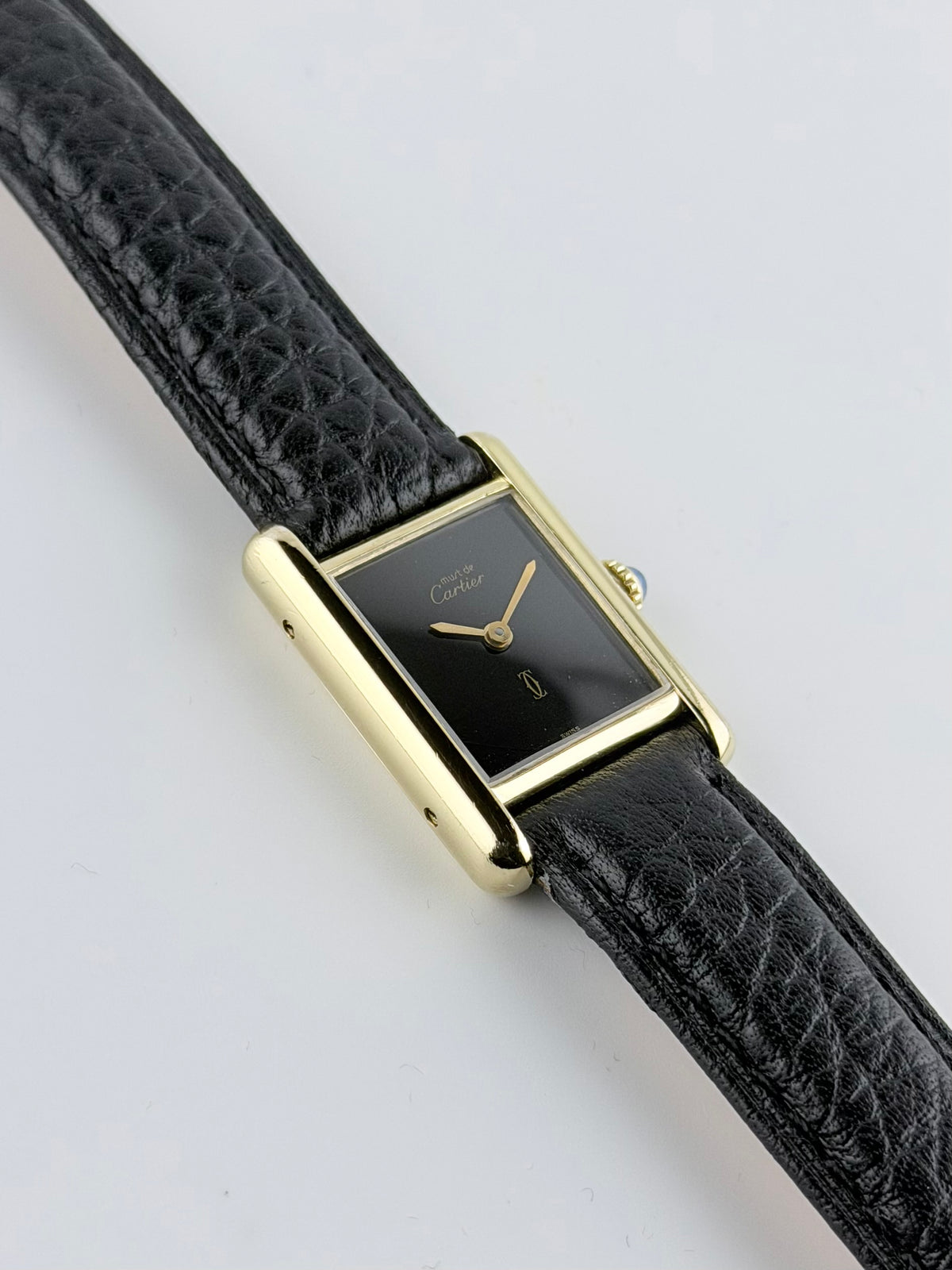 Cartier Must De Tank Paris Manual Wind - 3 - Black Dial - Ladies