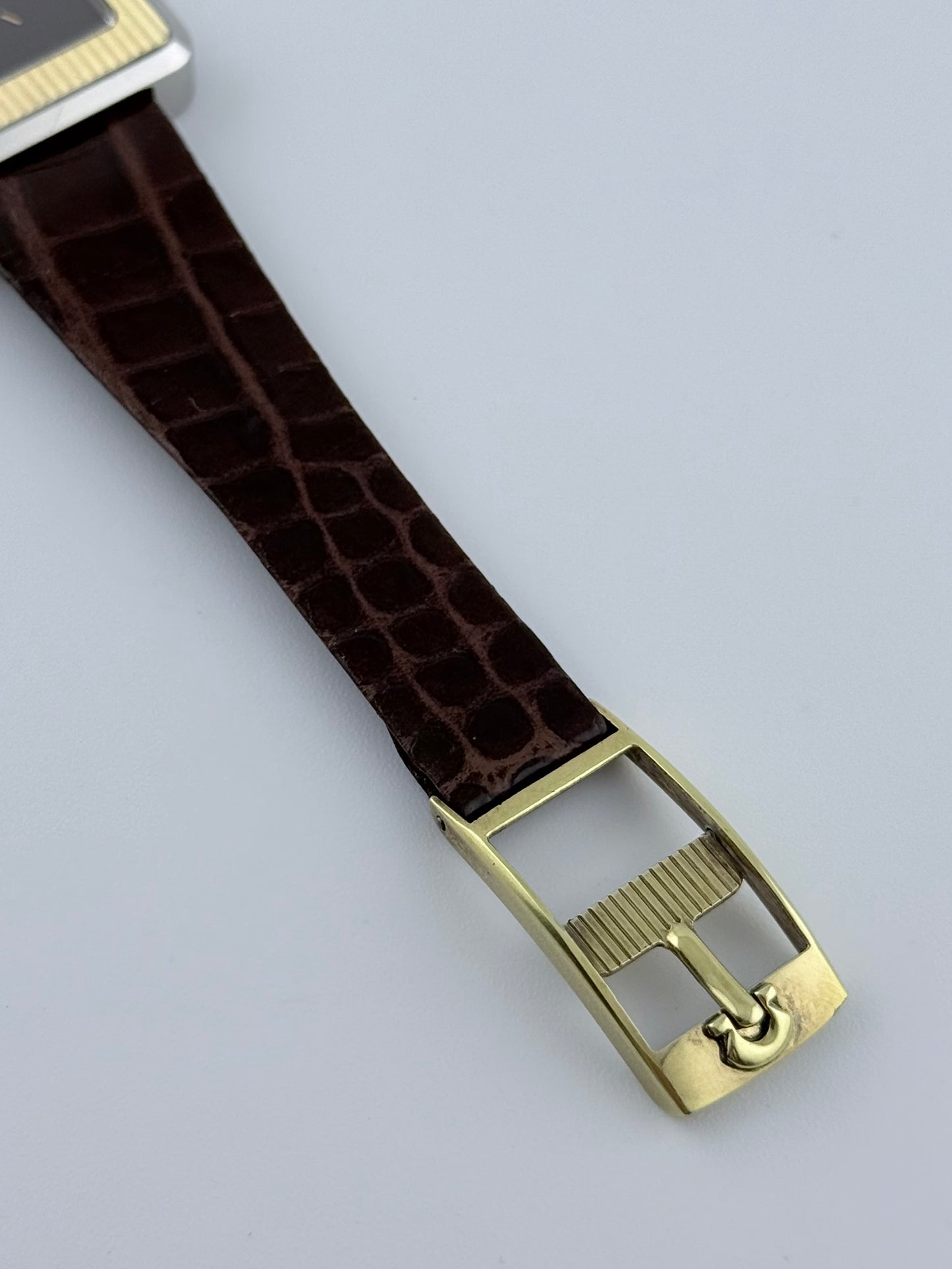 Omega DeVille ‘Pave D’or’ Manual Wind Tank Dress Watch - 111.0136