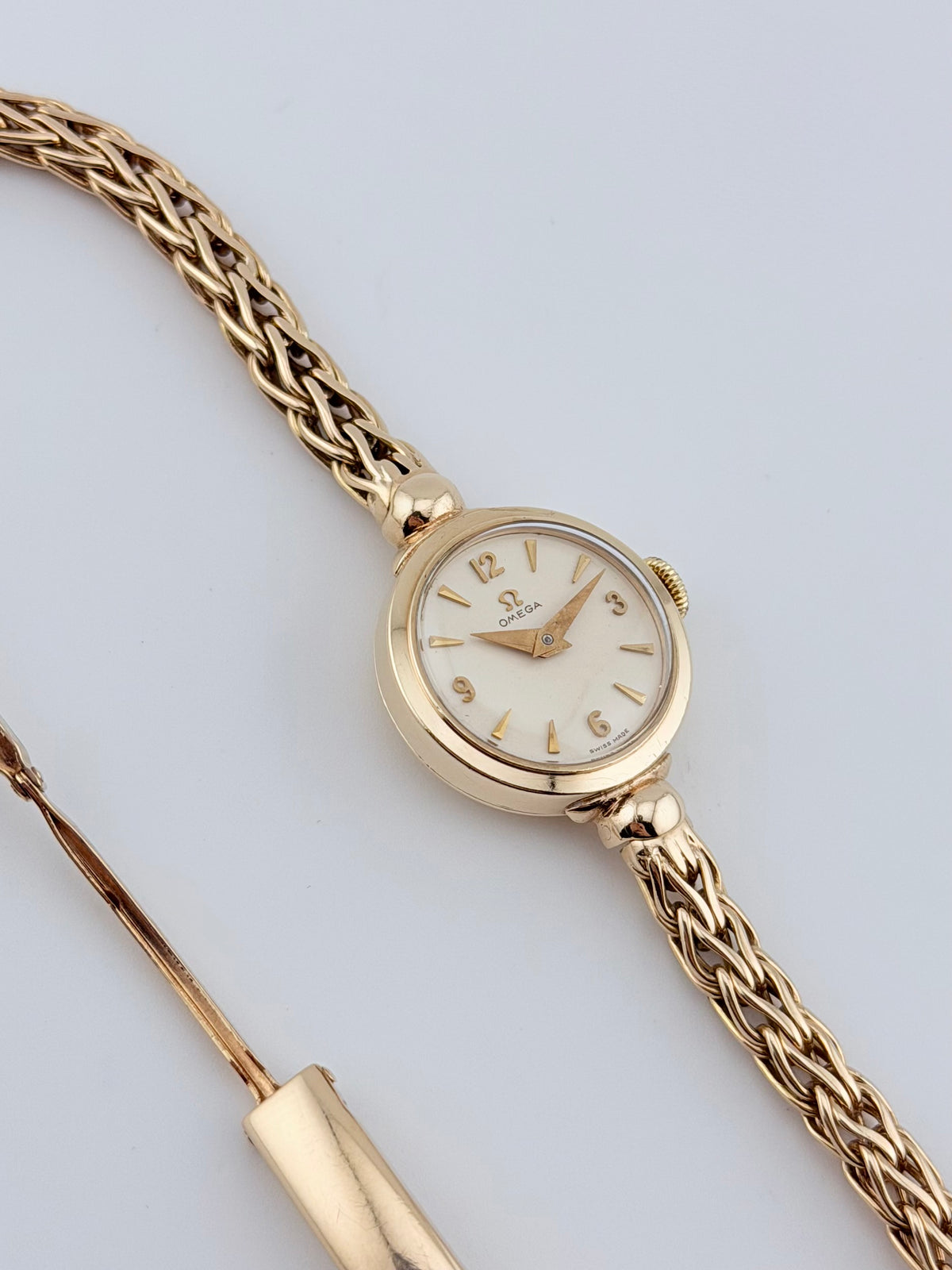Omega 1958 Cocktail Watch 9ct Manual Wind - Ladies - with Box