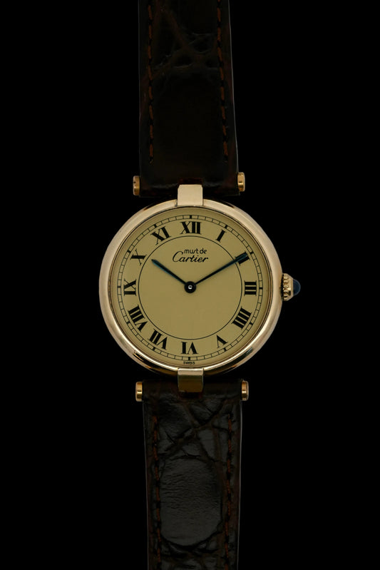 Cartier must de Vendome Quartz - 590003 - Ivory Dial